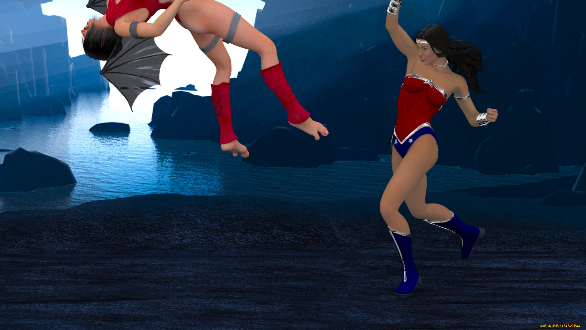 3д, графика, фантазия, , fantasy, супермены