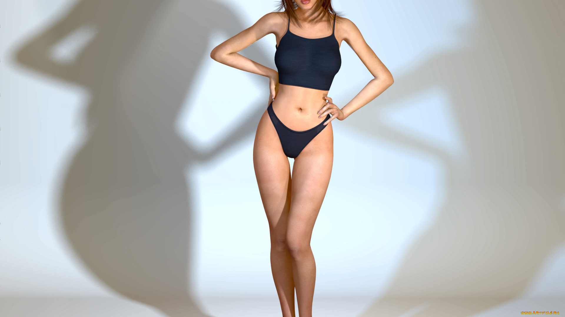 3д, графика, люди, , people, девушка, взгляд