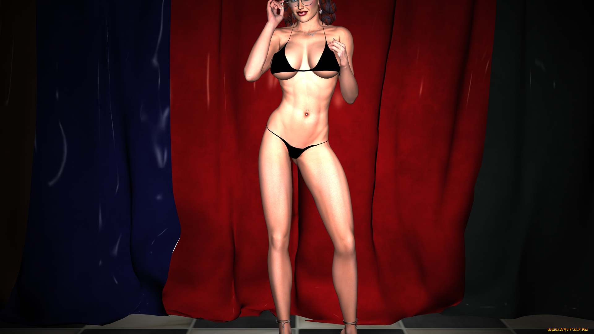 3д, графика, люди, , people, взгляд, девушка