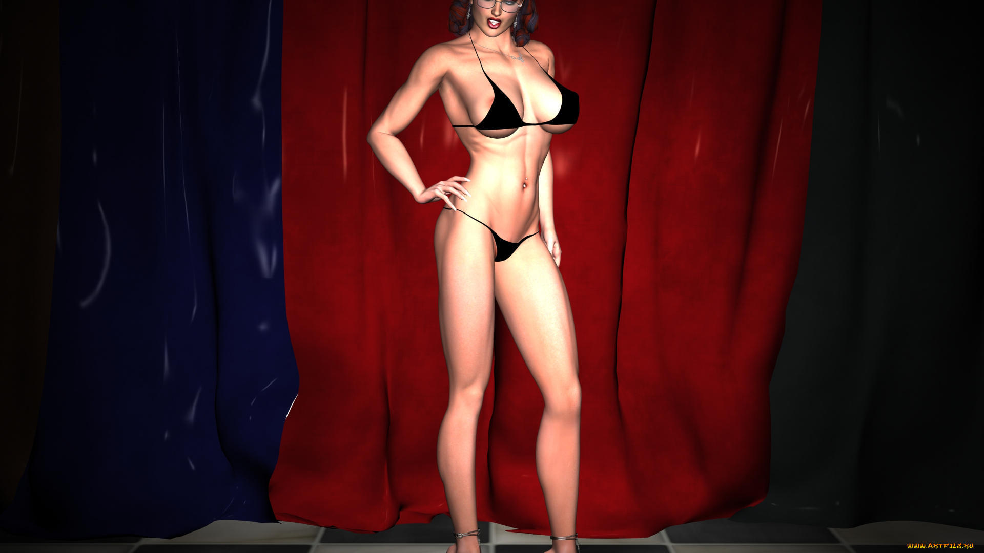 3д, графика, люди, , people, взгляд, девушка