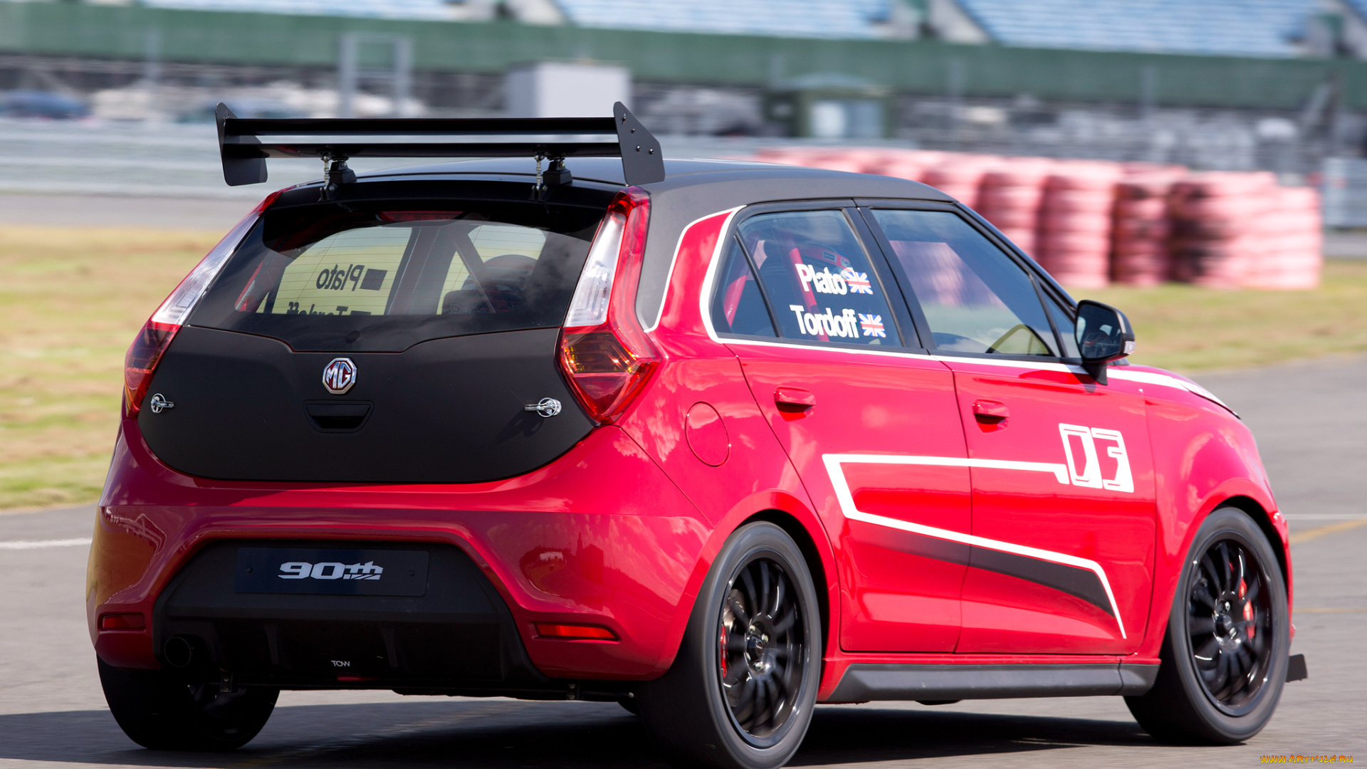 автомобили, mg, 3, trophy, concept, 2014г, красный