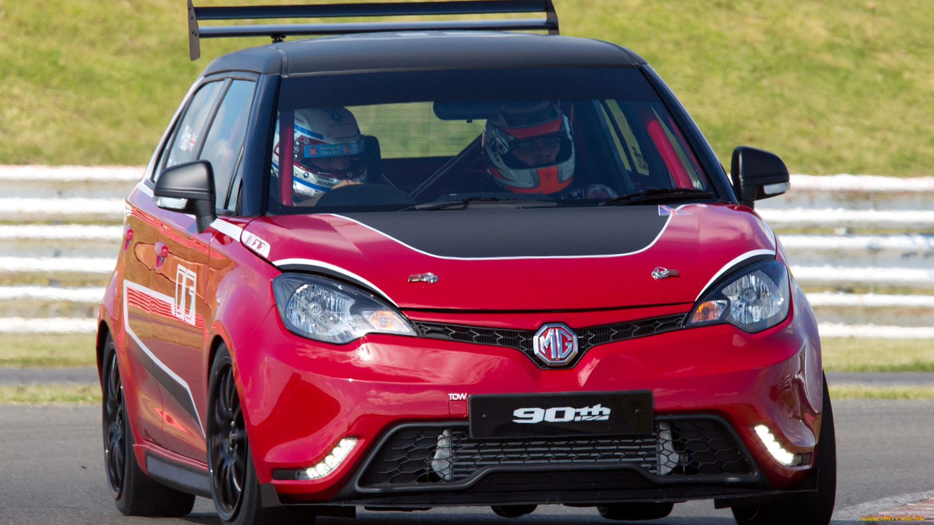 автомобили, mg, 3, trophy, concept, 2014г, красный