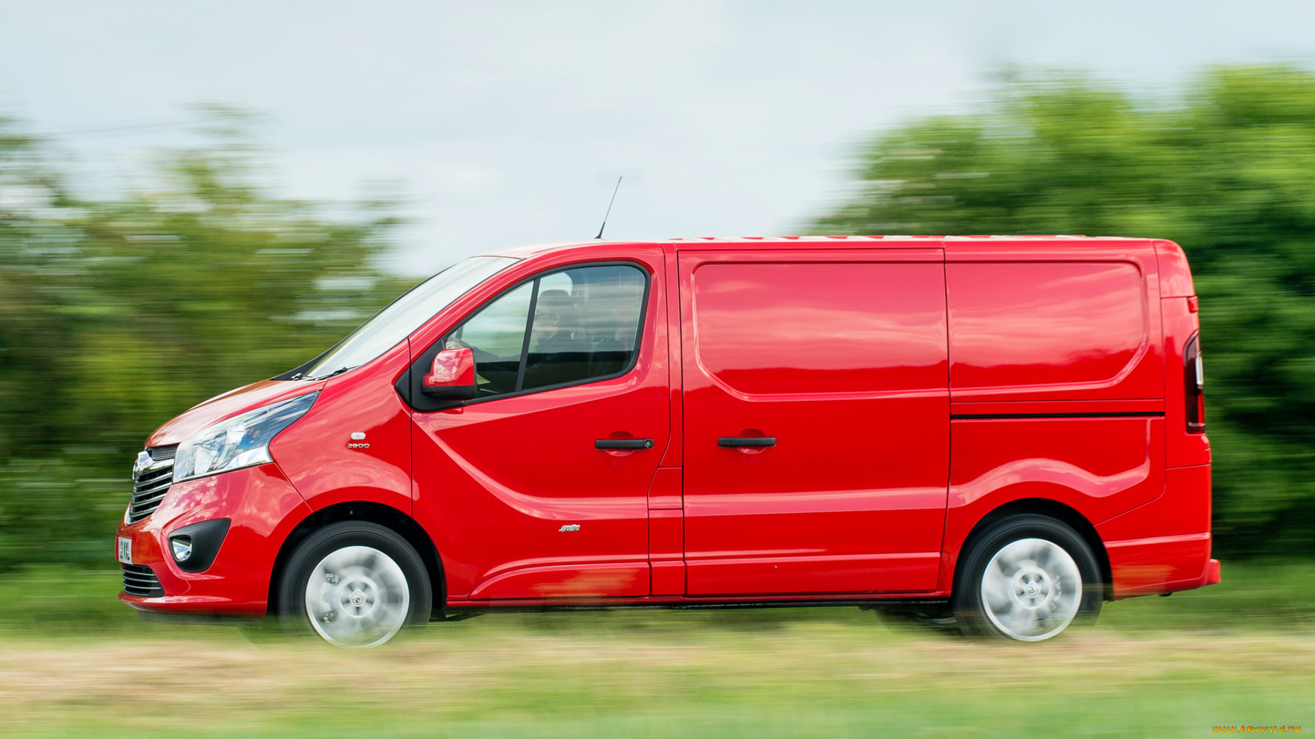 автомобили, vauxhall, vivaro, van, biturbo, 2014г, красный