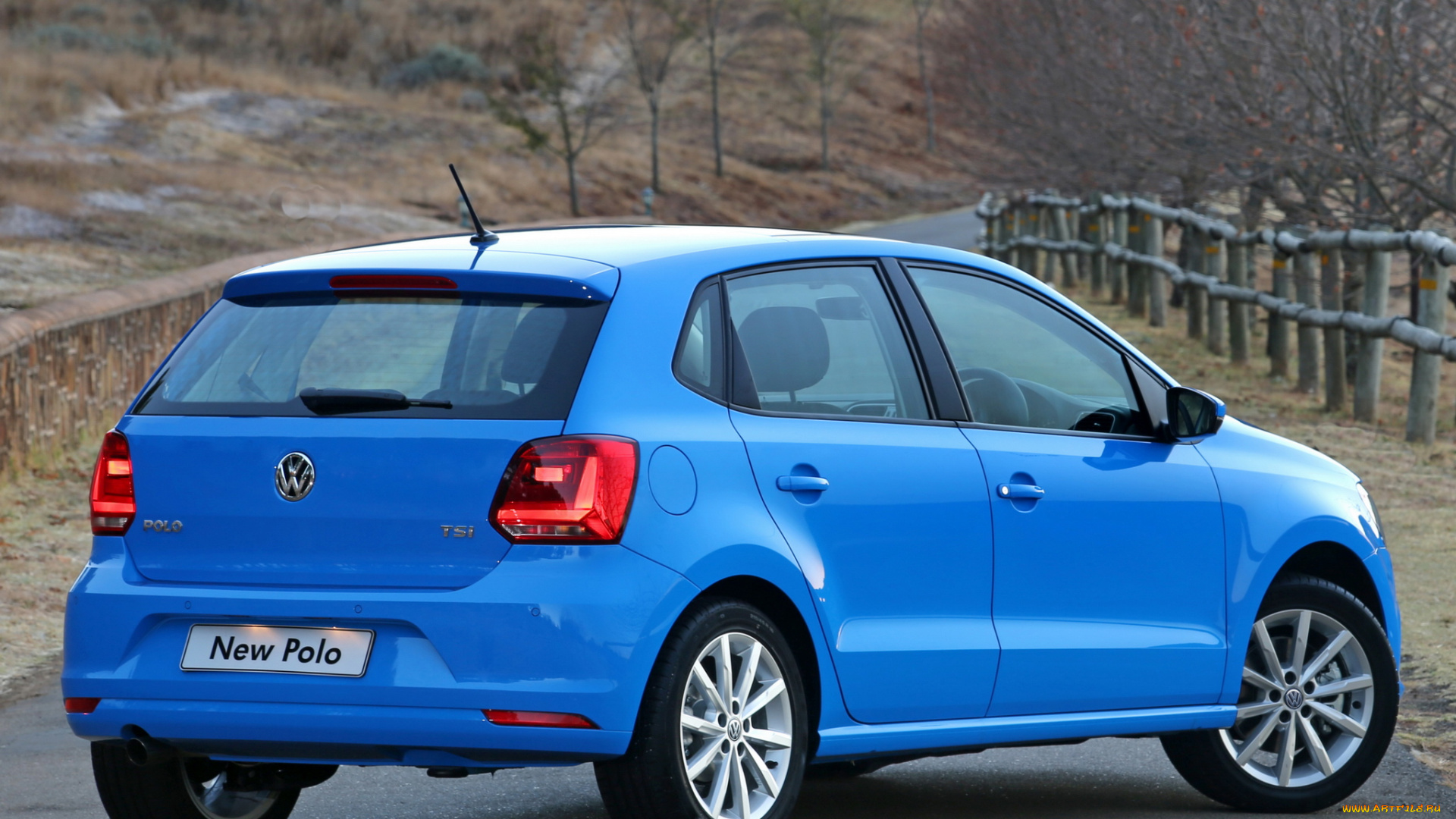 автомобили, volkswagen, синий, polo, za-spec, typ, 6r, 2014г