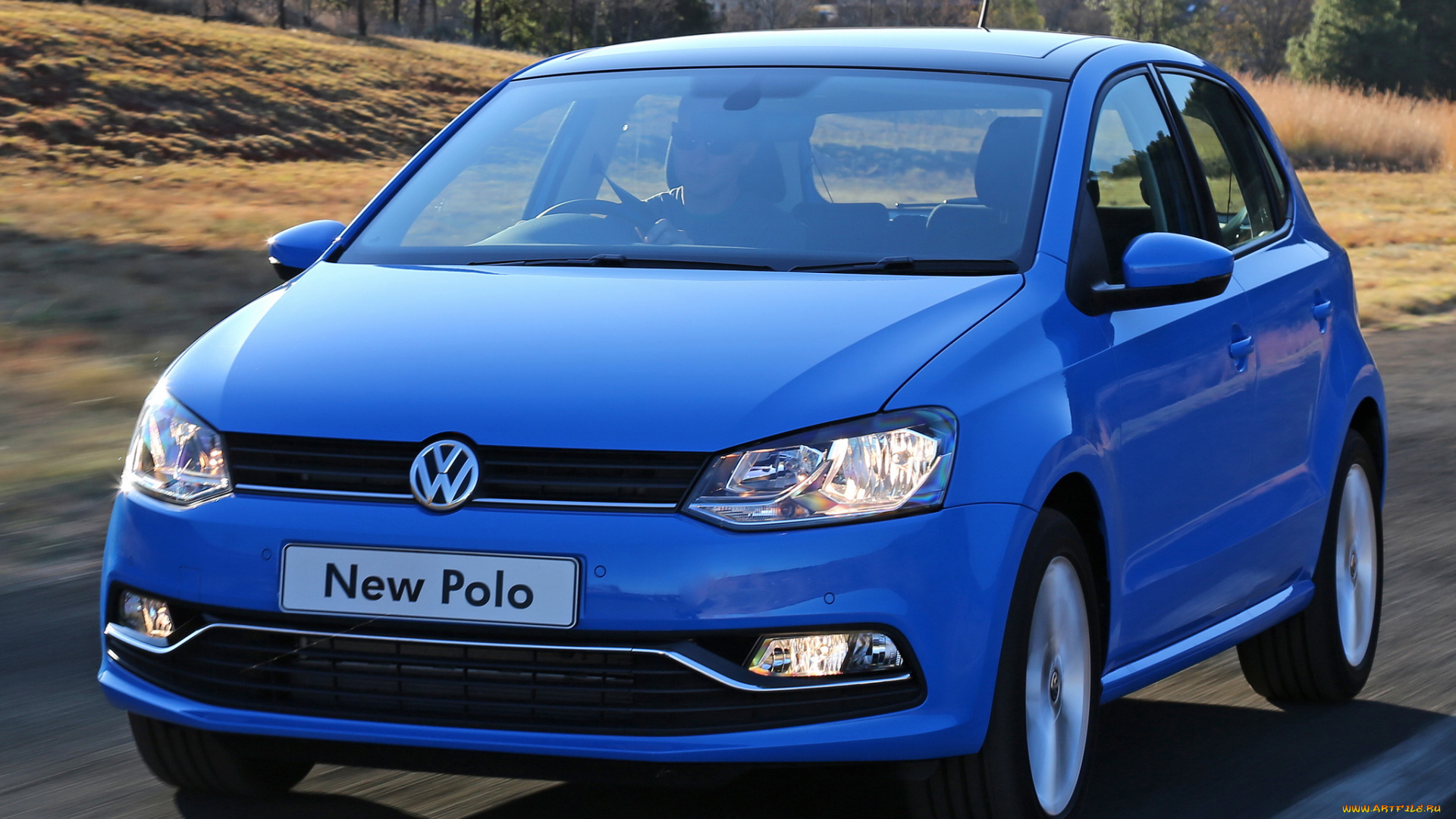 автомобили, volkswagen, синий, typ, 6r, 2014г, za-spec, polo