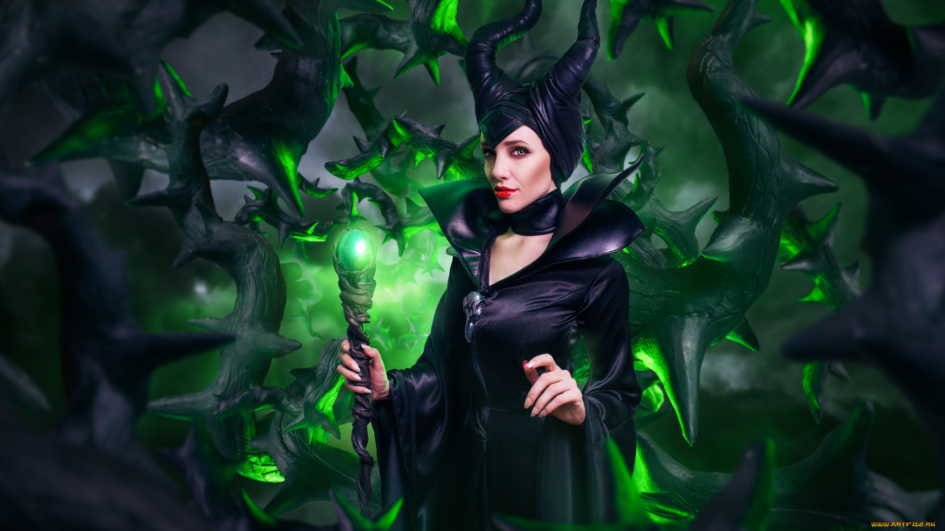 maleficent, девушки, -unsort, , креатив, малефисента, косплей