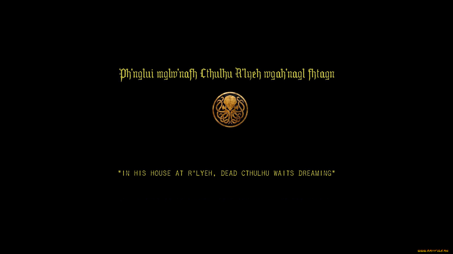 разное, надписи, , логотипы, , знаки, фразы, cthulhu, ктулху, английский, эмблема