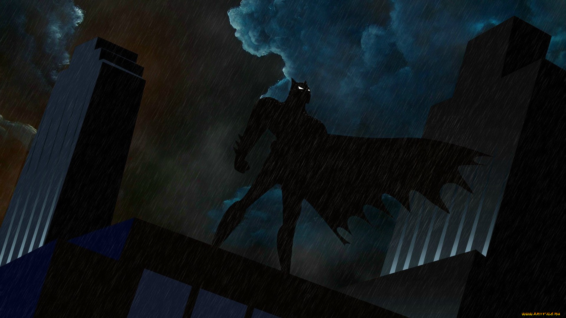 рисованные, кино, мультфильм, батман