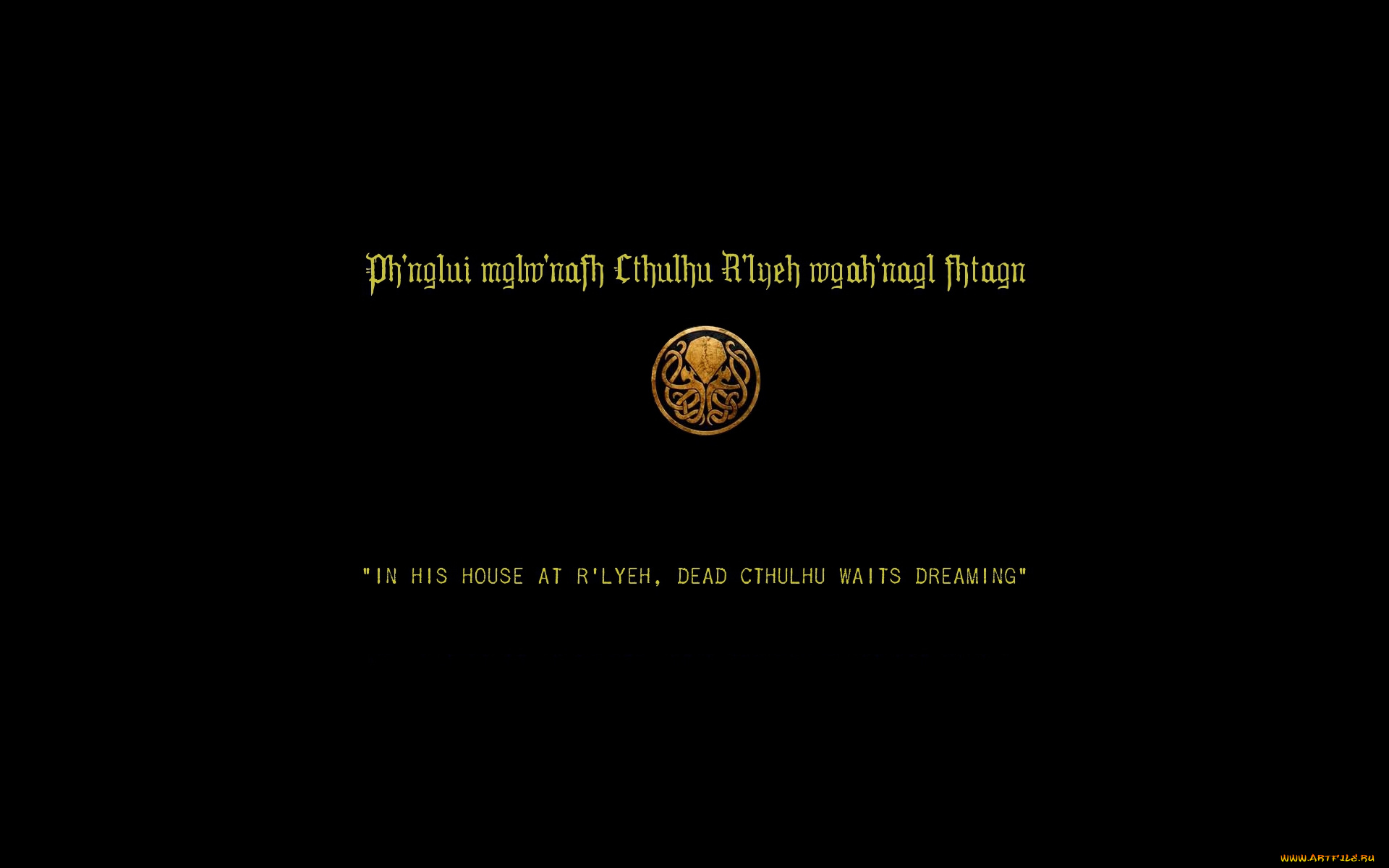 разное, надписи, , логотипы, , знаки, фразы, cthulhu, ктулху, английский, эмблема