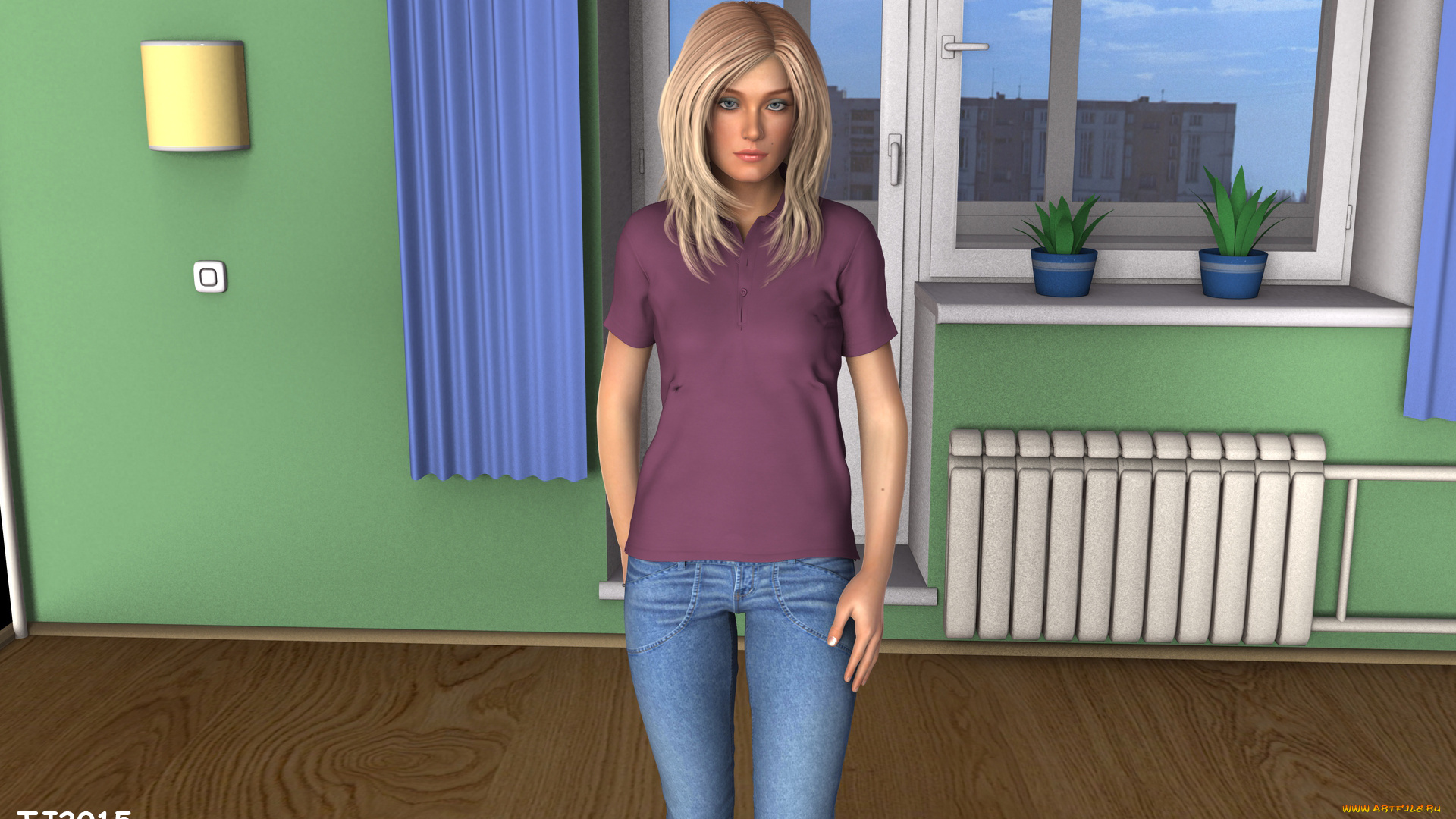 3д, графика, люди, , people, девушка, взгляд, фон