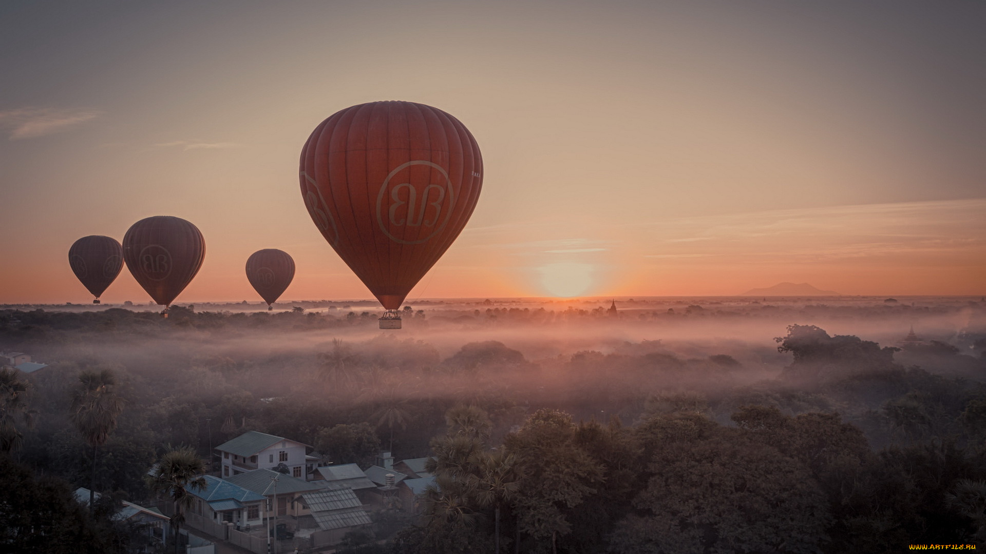 авиация, воздушные, шары, спорт, небо, шары