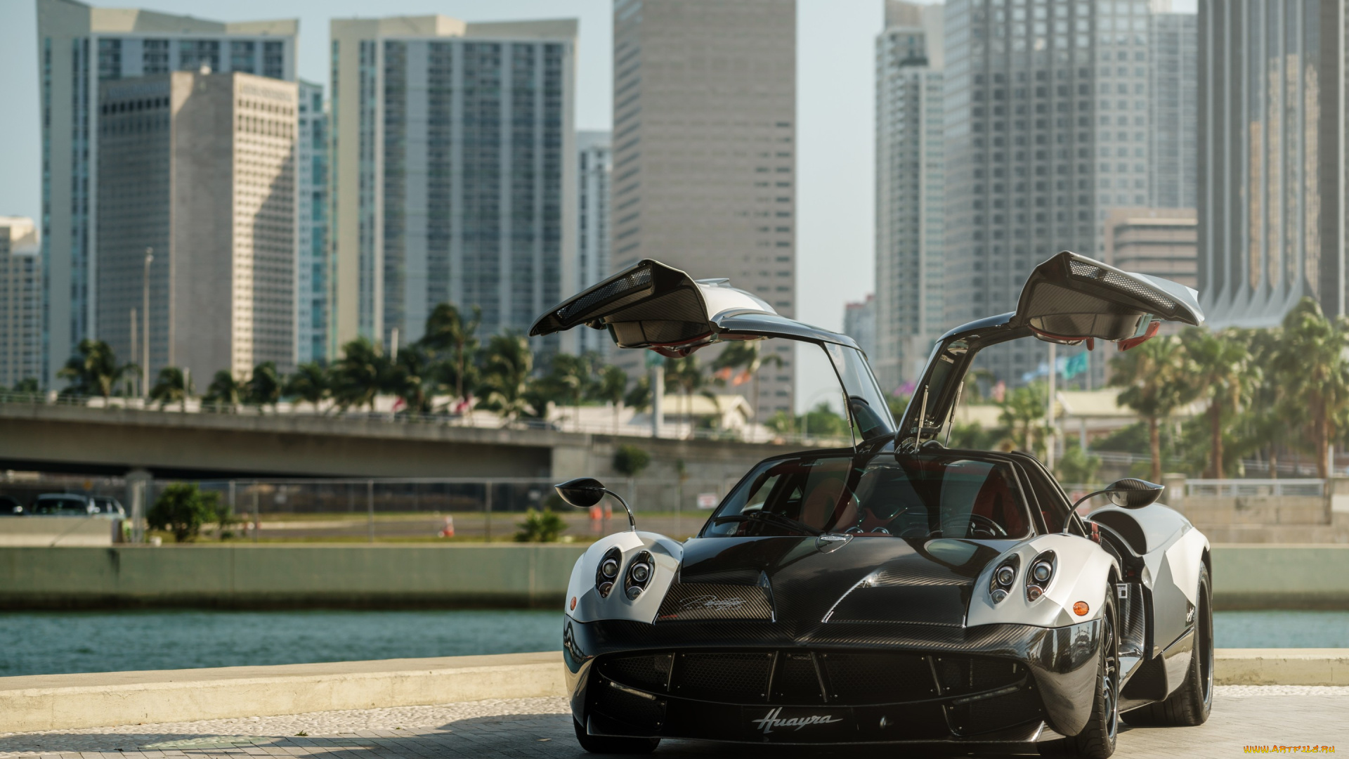 автомобили, pagani, город, huayra