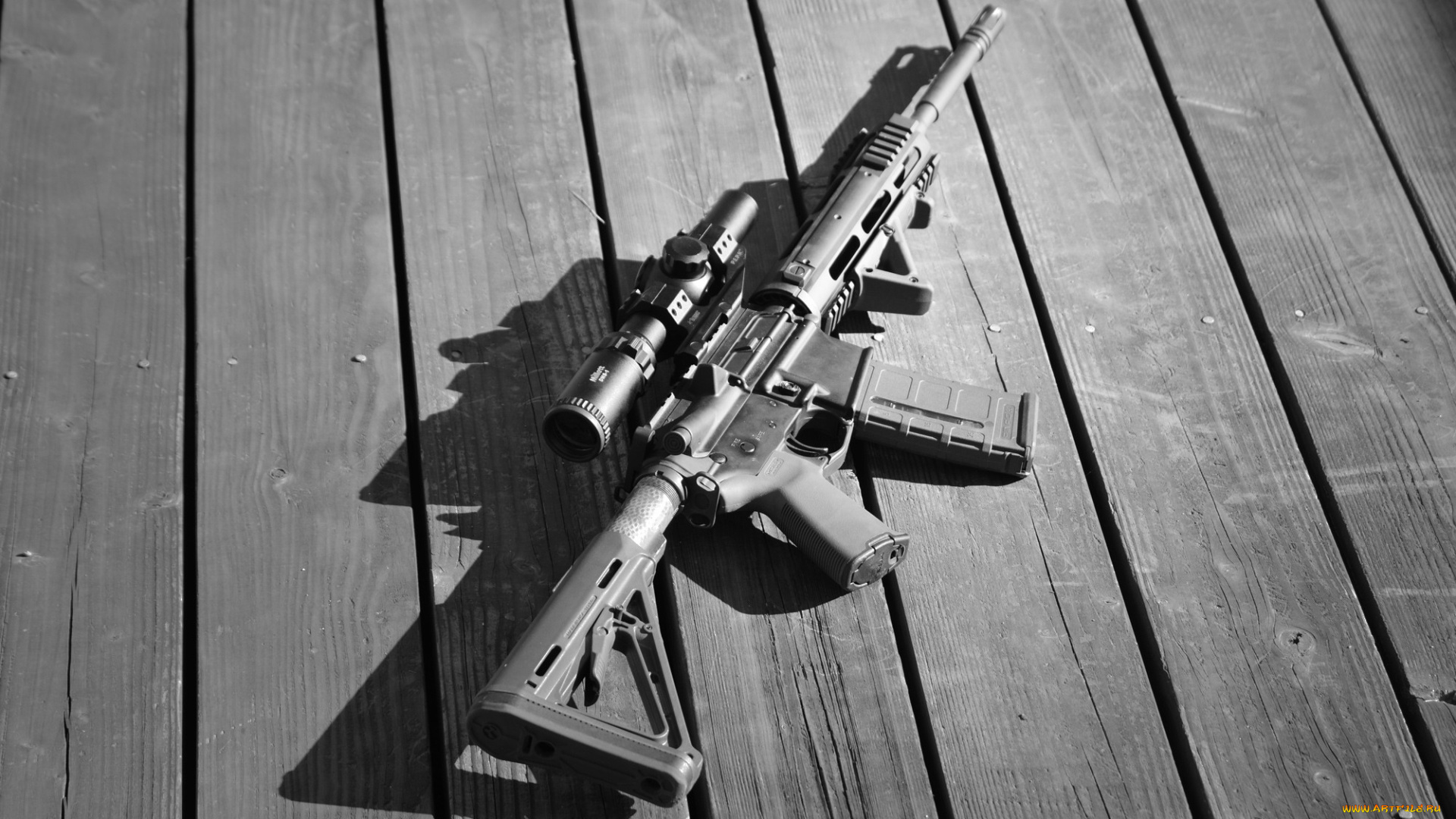 оружие, автоматы, доски, штурмовая, винтовка, ar-15