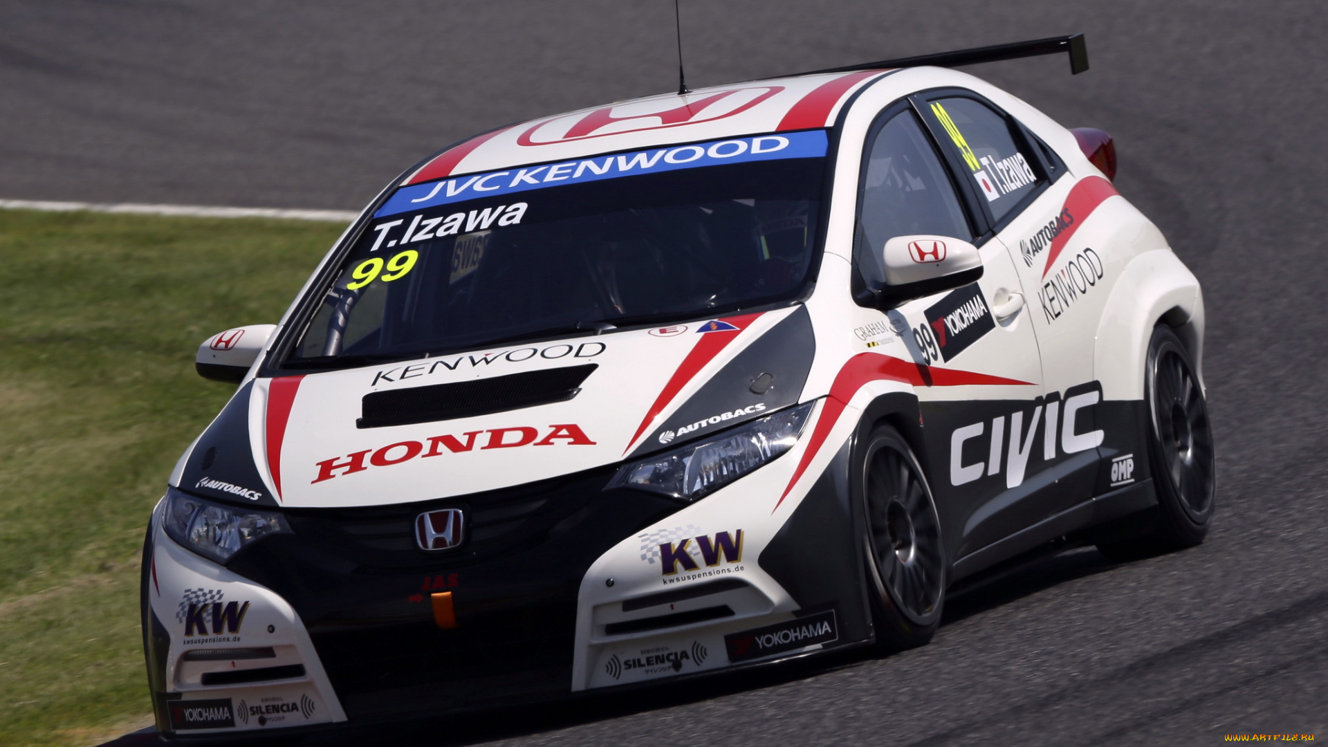 спорт, автоспорт, honda, civic, tourer, btcc, '2014г, трек, скорость, гонки