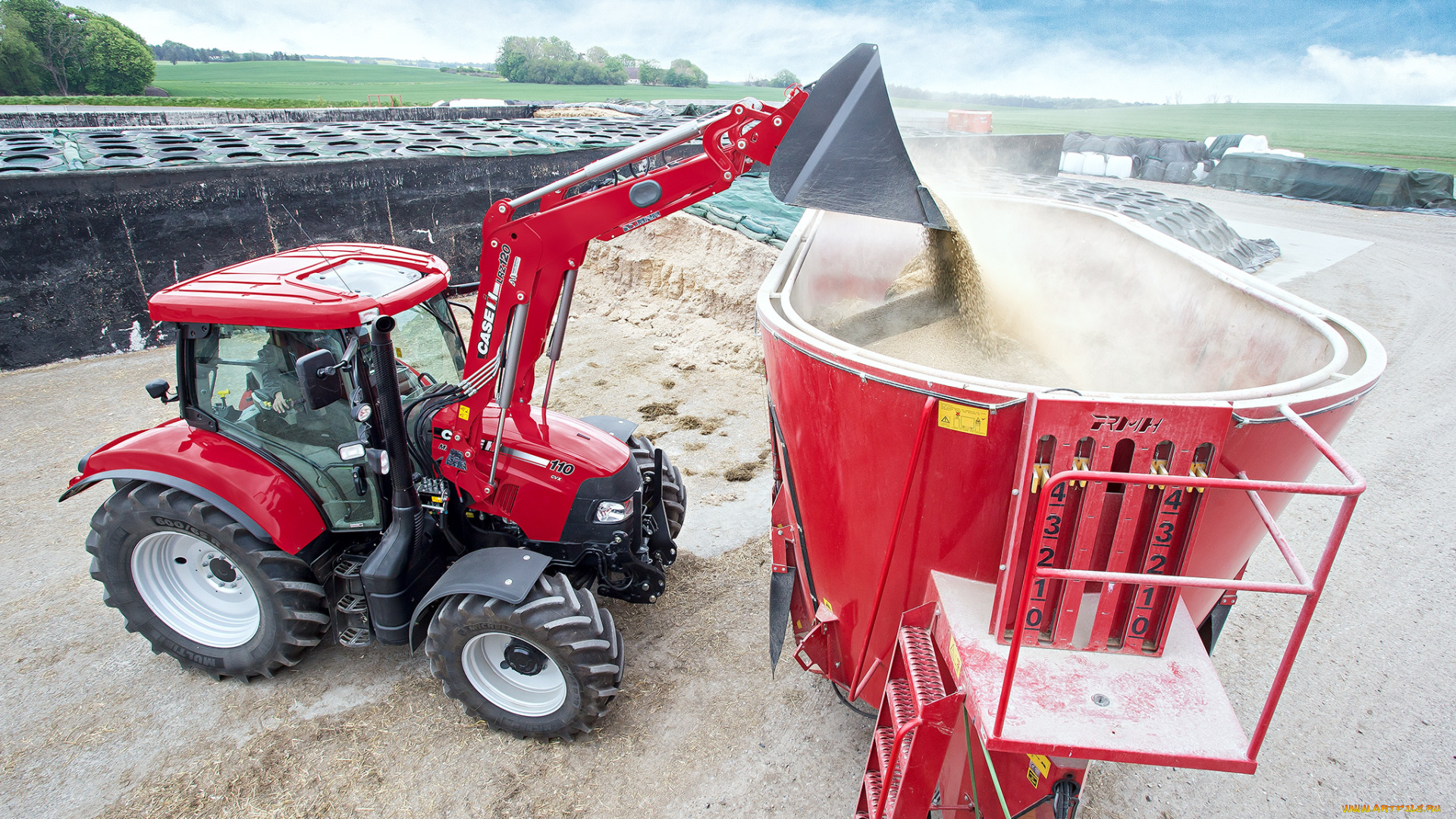 техника, тракторы, колесный, трактор