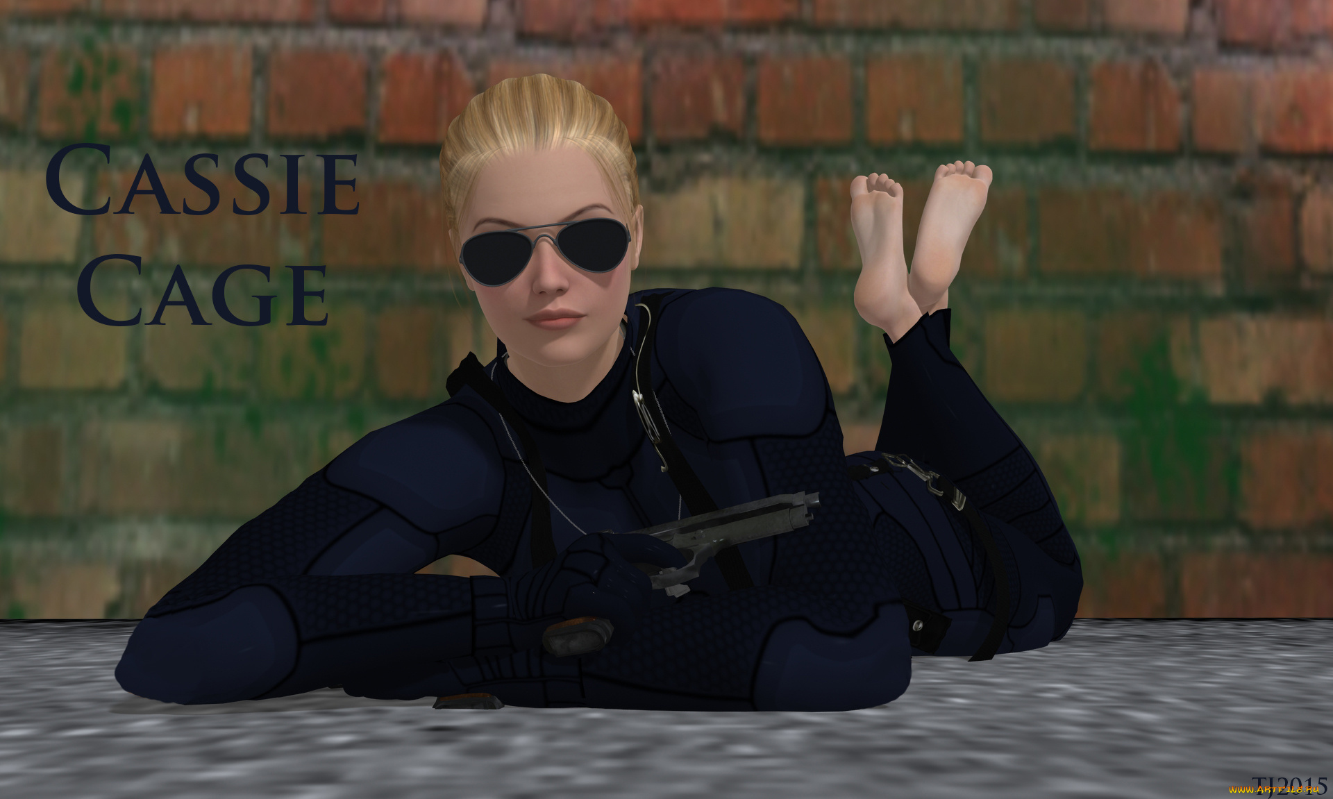 3д, графика, люди, , people, девушка, взгляд, фон, блондинка, оружие