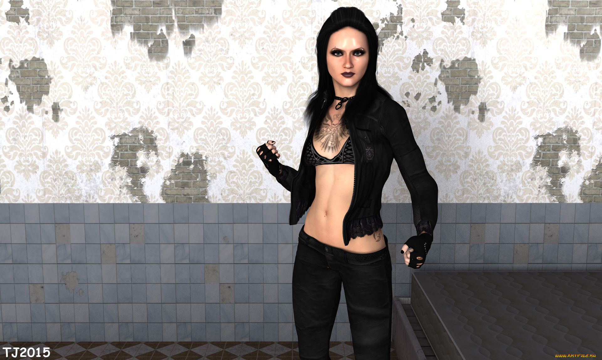 3д, графика, люди, , people, девушка, взгляд, фон, жест