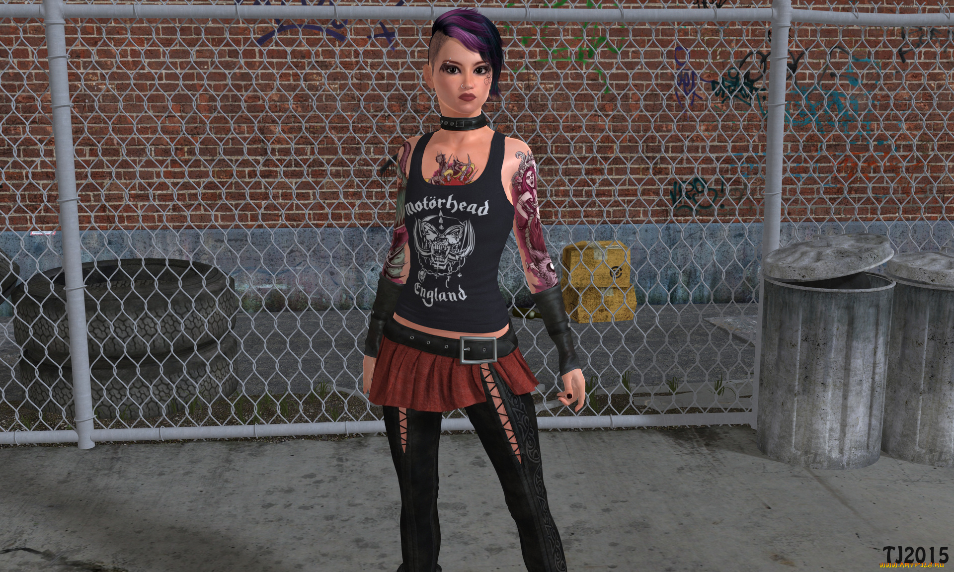 3д, графика, люди, , people, девушка, взгляд, фон, тату