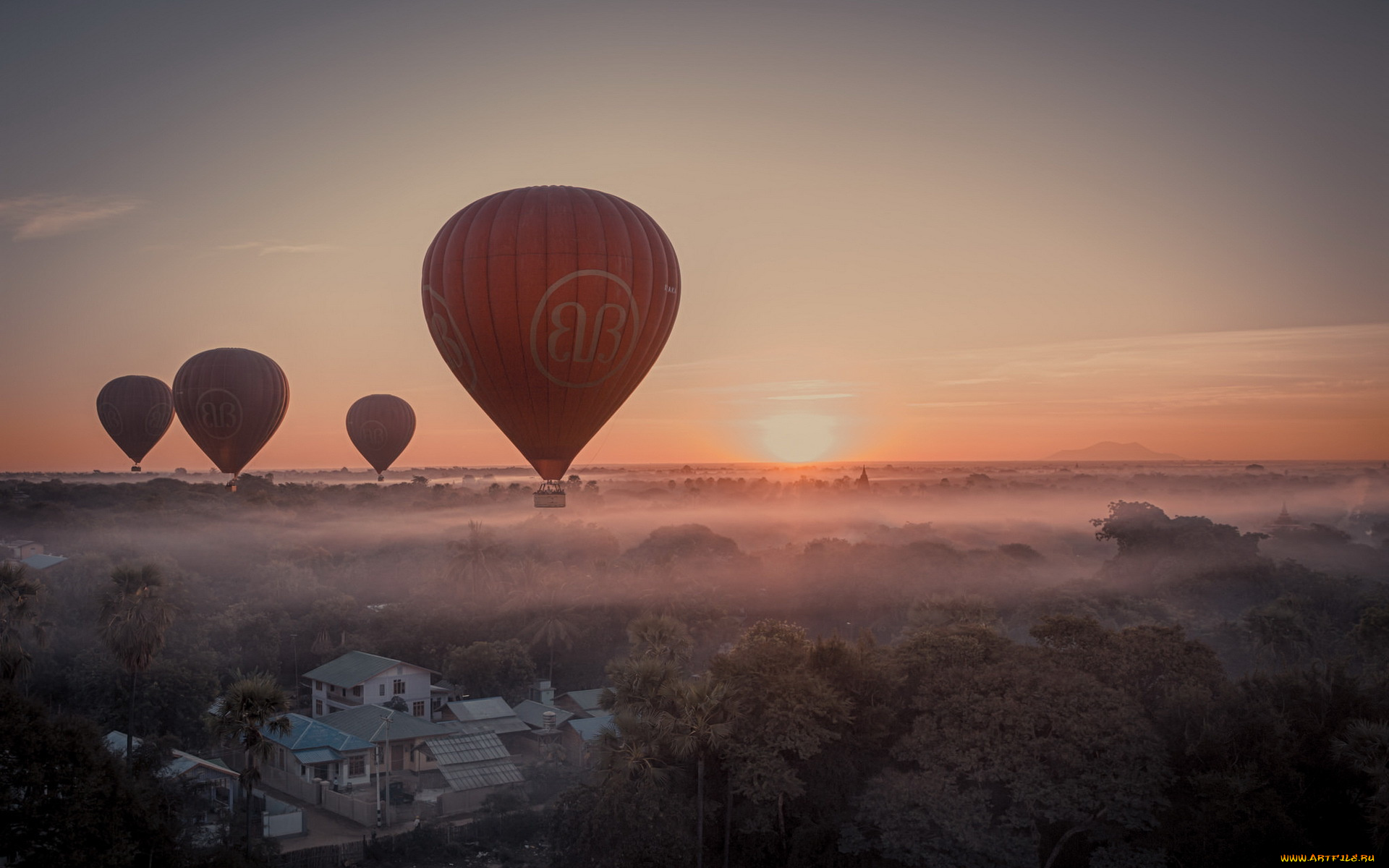 авиация, воздушные, шары, спорт, небо, шары