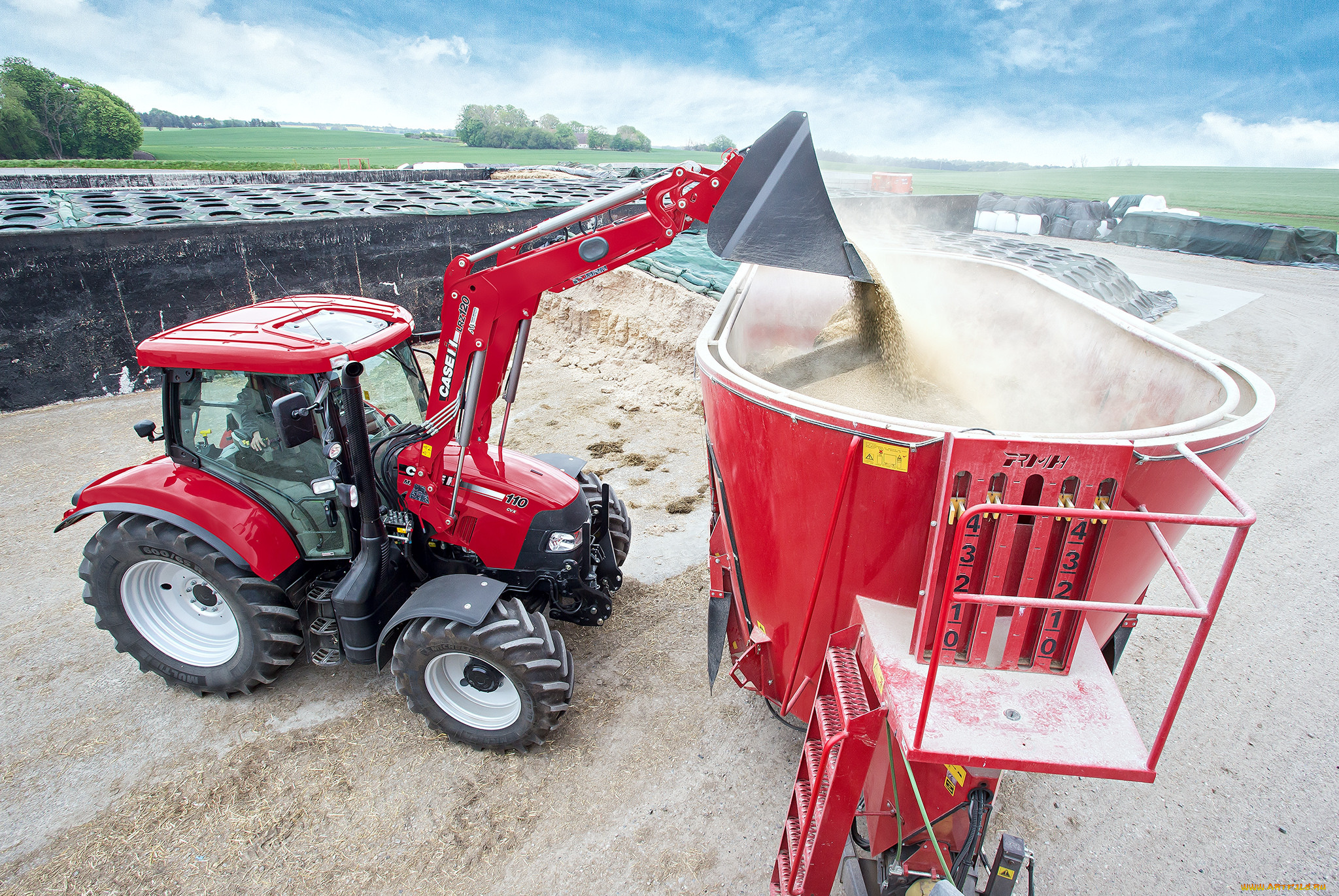 техника, тракторы, колесный, трактор