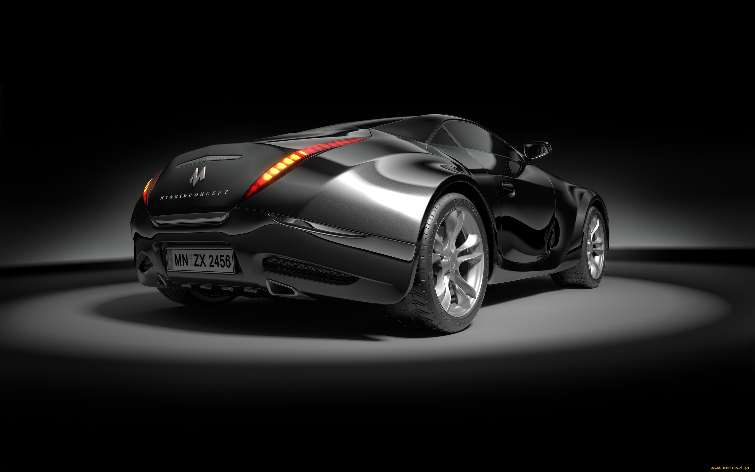 hybrid, concept, автомобили, 3д, hybrid, concept