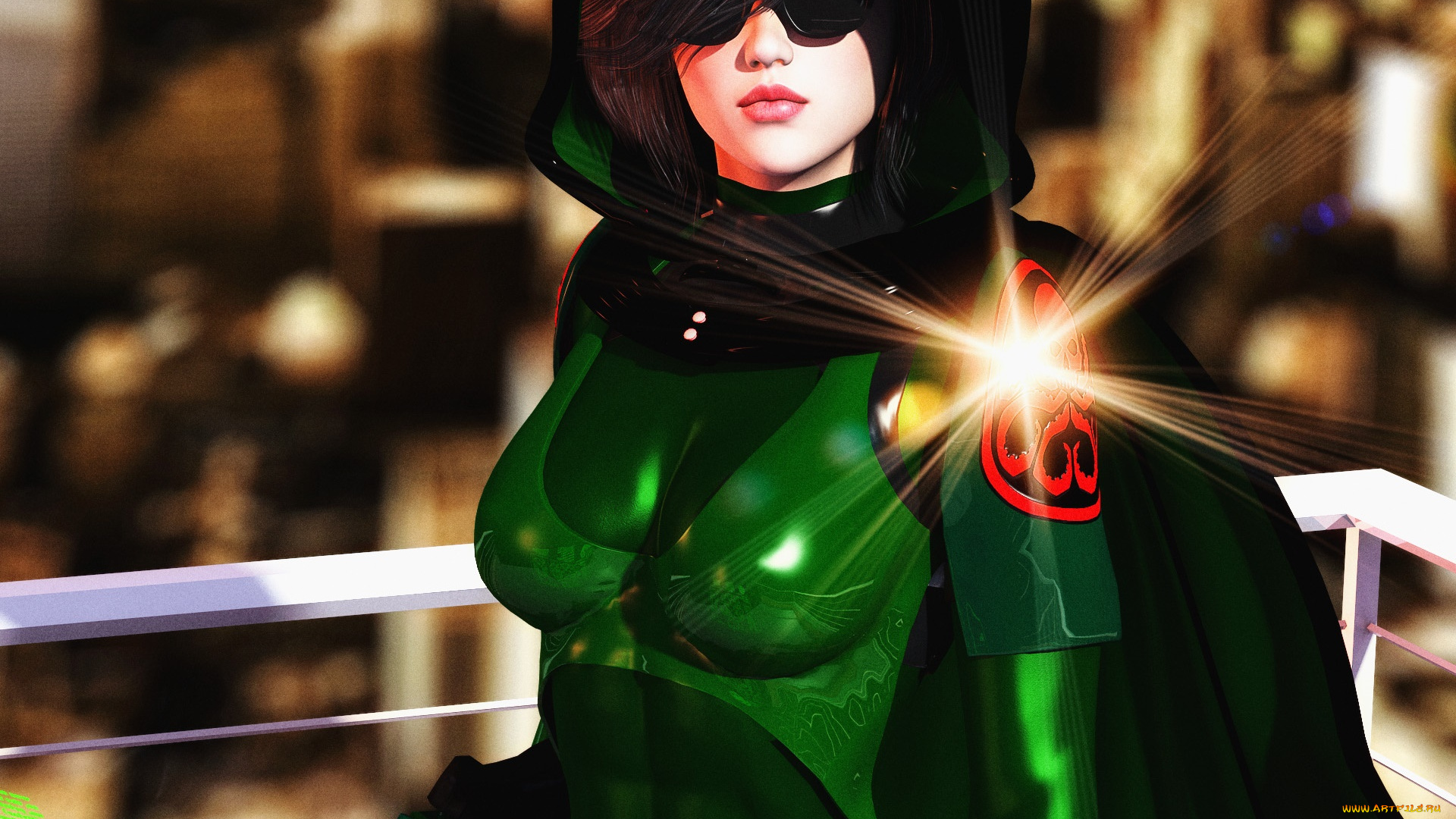 3д, графика, люди, , people, девушка, взгляд, фон