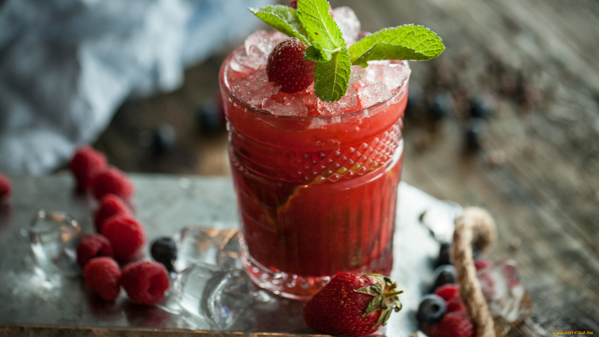 еда, напитки, ягоды, напиток, вкусно, лед