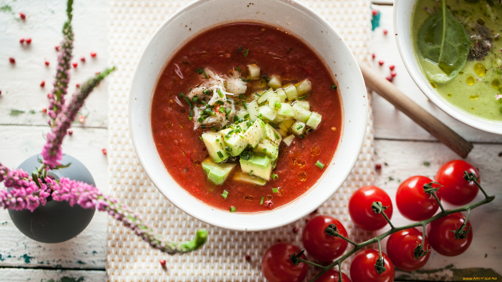 еда, первые, блюда, цукини, томат, первое, блюдо, суп, помидоры