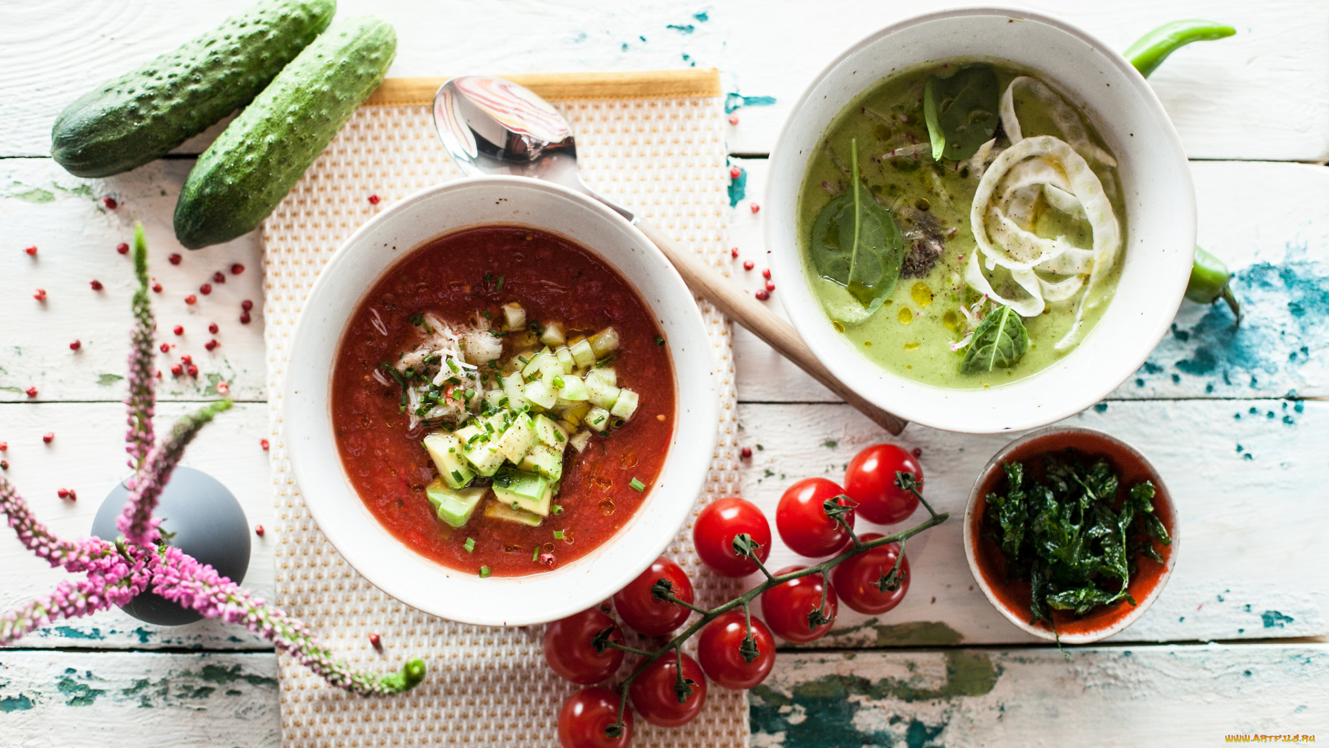 еда, первые, блюда, суп, цукини, томат, первое, блюдо