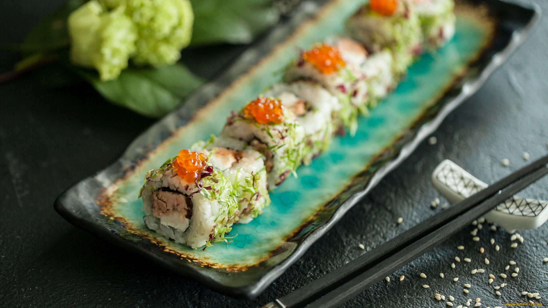 еда, рыба, , морепродукты, , суши, , роллы, вкусно, начинка, зелень, палочки, роллы