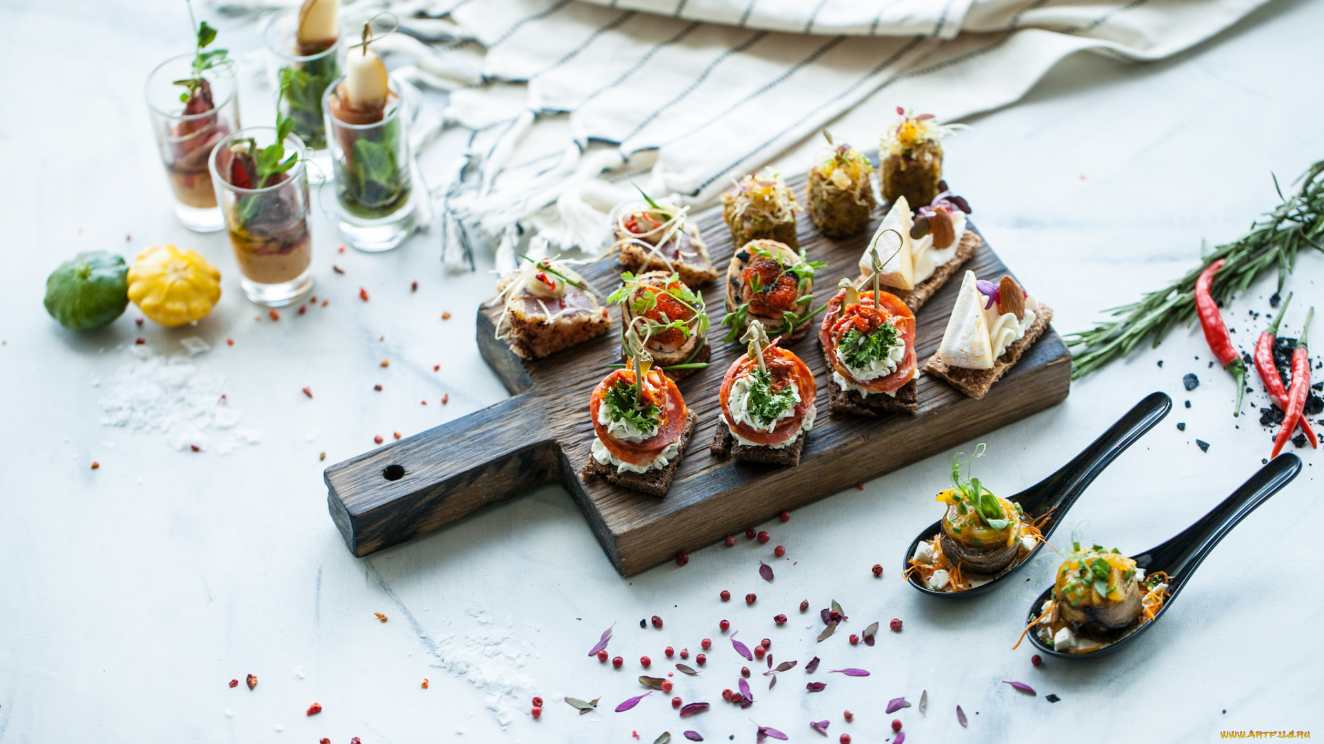 еда, салаты, , закуски, канапе, вкусно, закуска