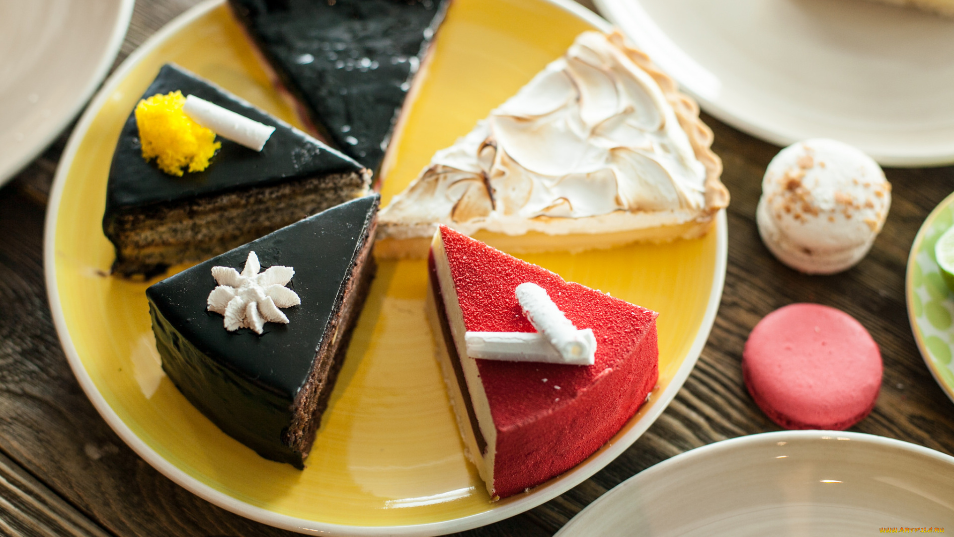 еда, торты, цитрус, сладость, шоколад, пирожное