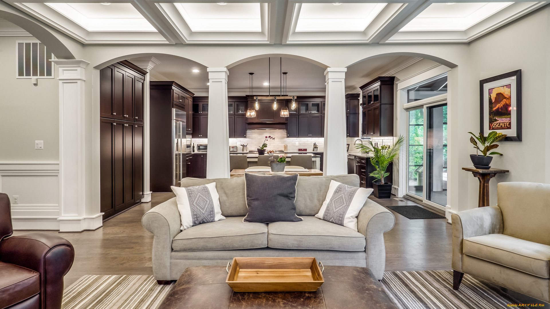 интерьер, гостиная, дизайн, стиль, мебель