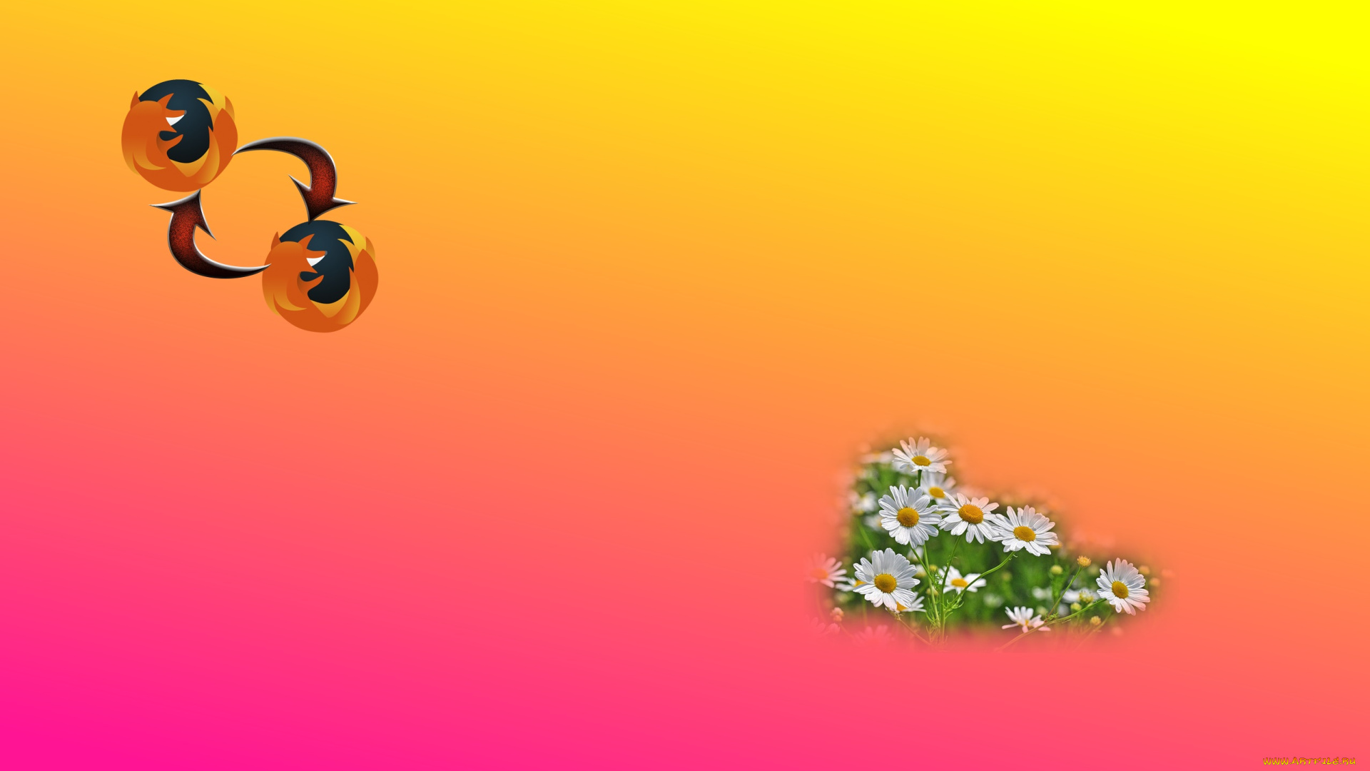 компьютеры, mozilla, firefox, фон, логотип