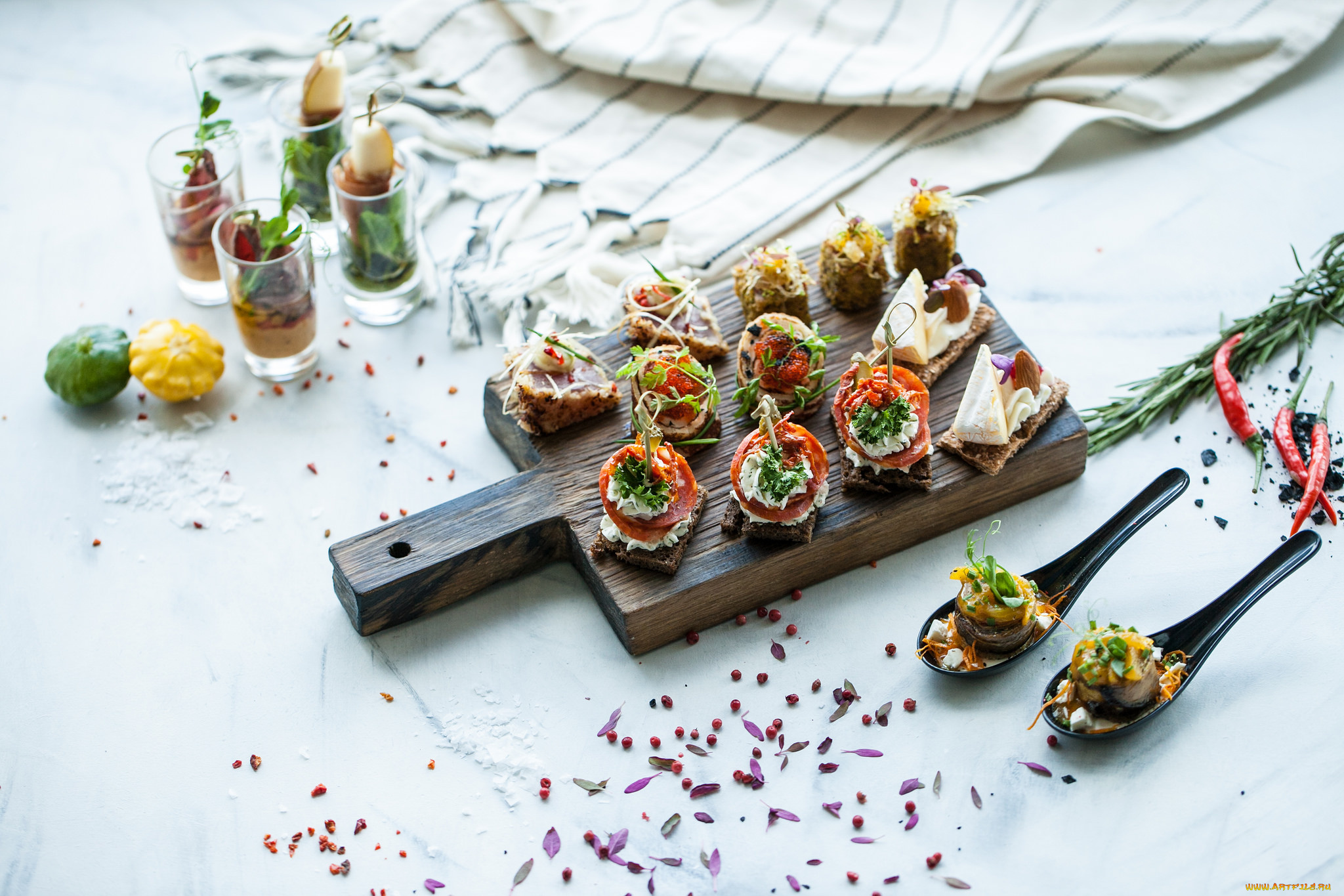 еда, салаты, , закуски, канапе, вкусно, закуска