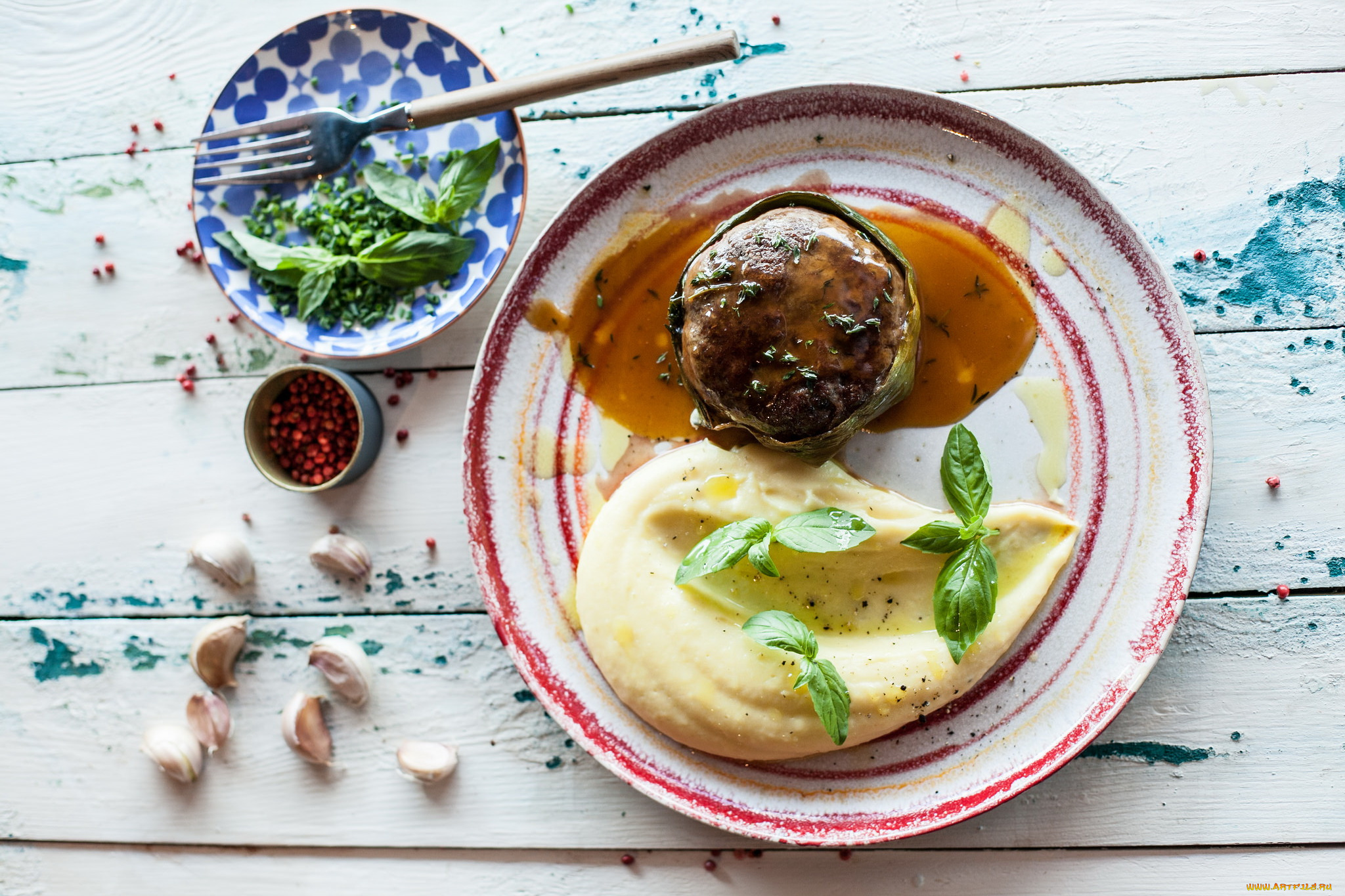 еда, вторые, блюда, зелень, обед, вкусно, пюре