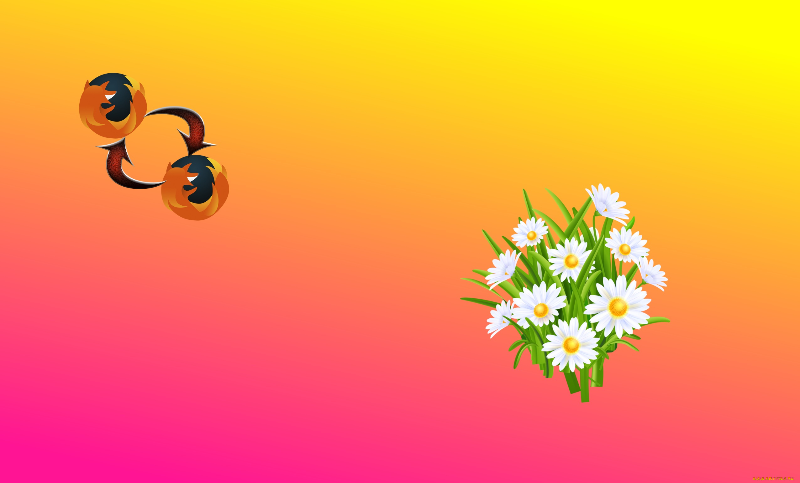 компьютеры, mozilla, firefox, фон, логотип