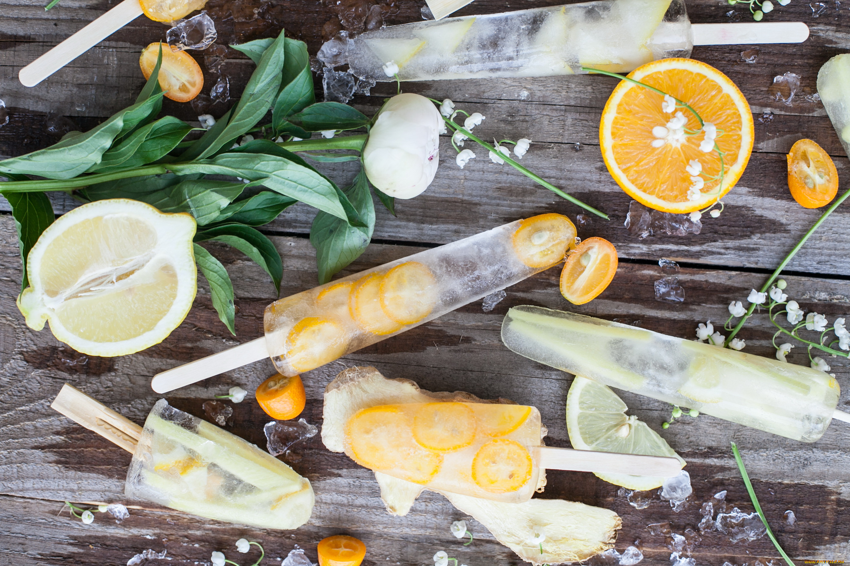 еда, мороженое, , десерты, цитрусы, вкусно, виноград