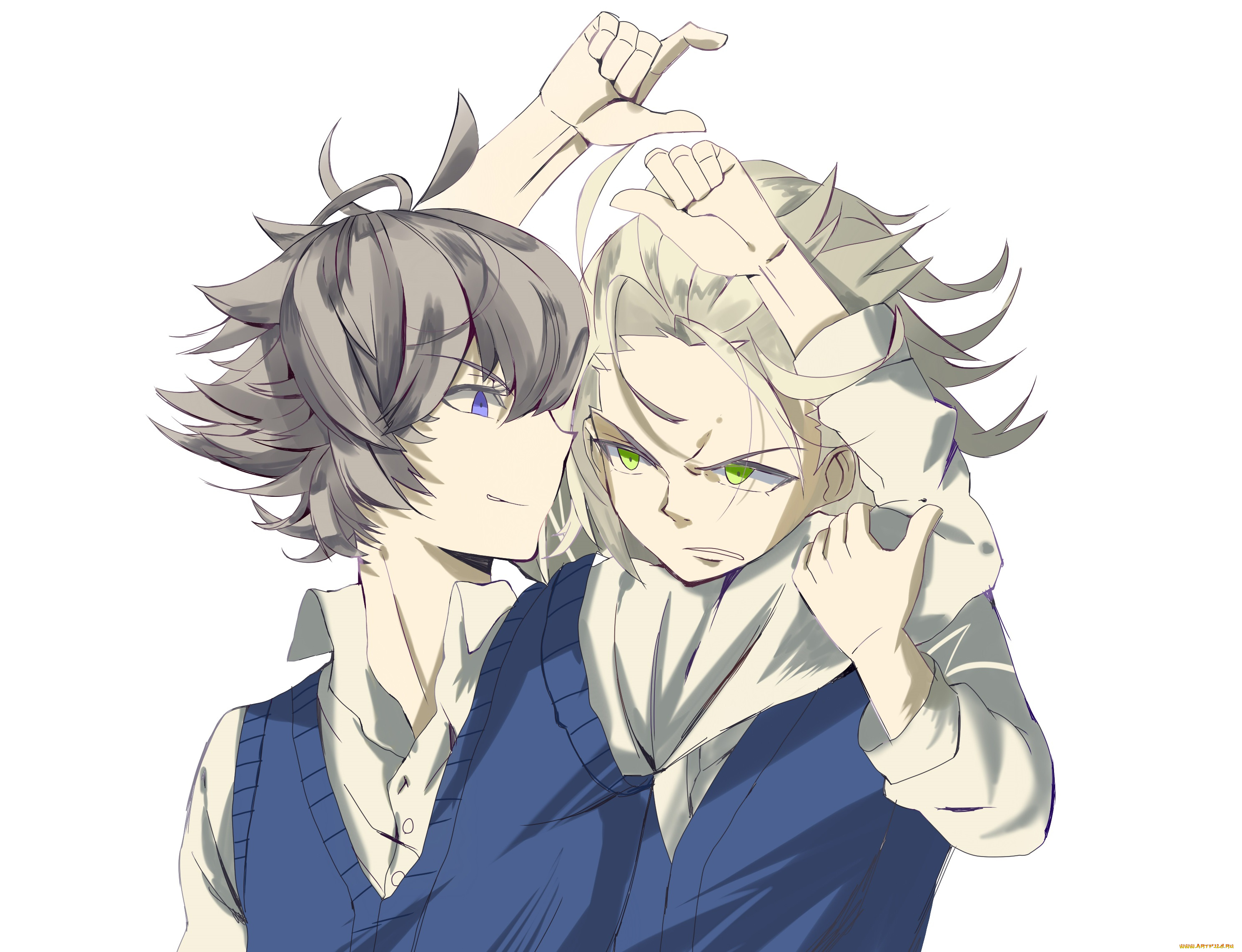 аниме, inazuma, eleven, парни