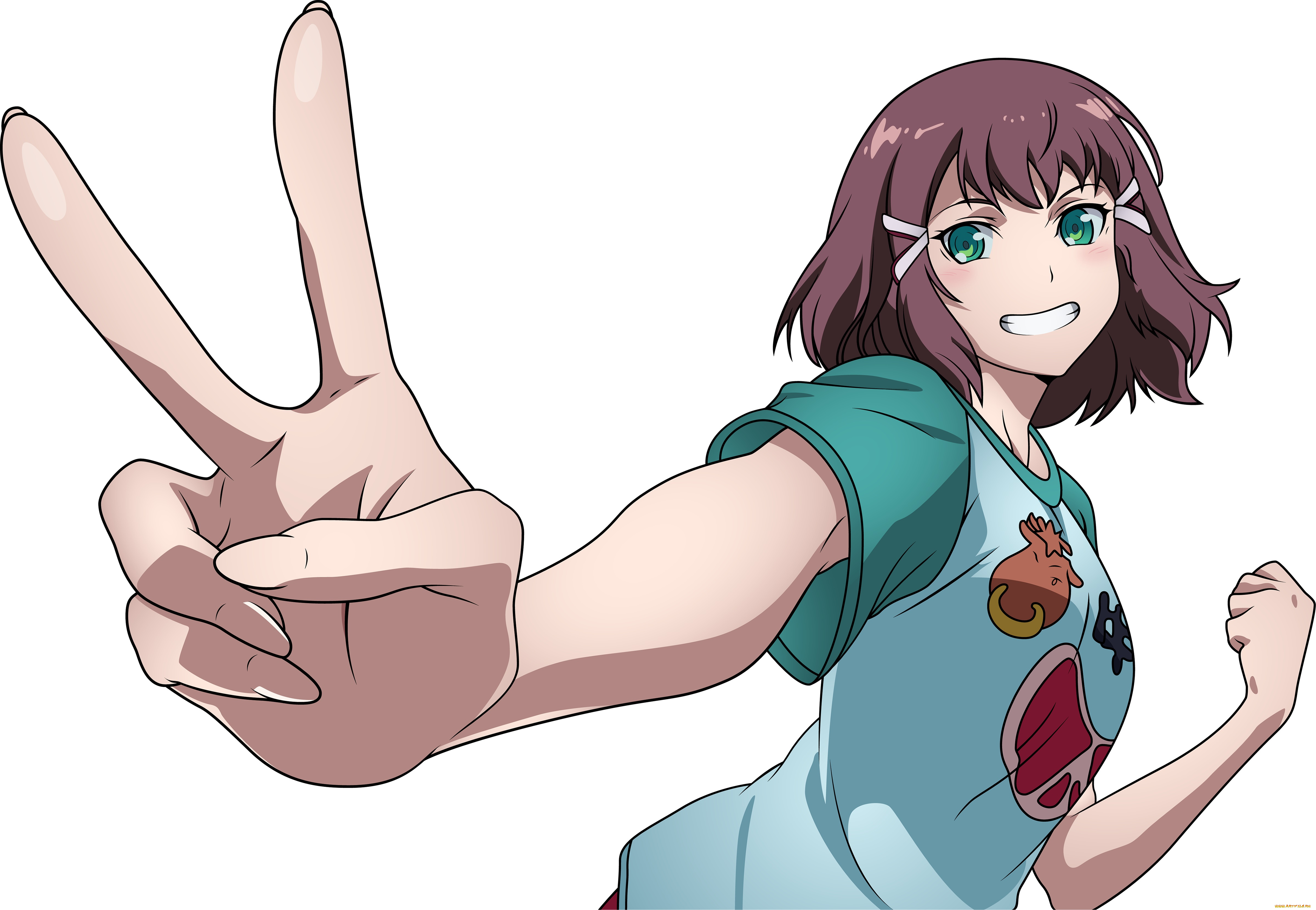 аниме, unknown, , другое, фон, взгляд, девушка