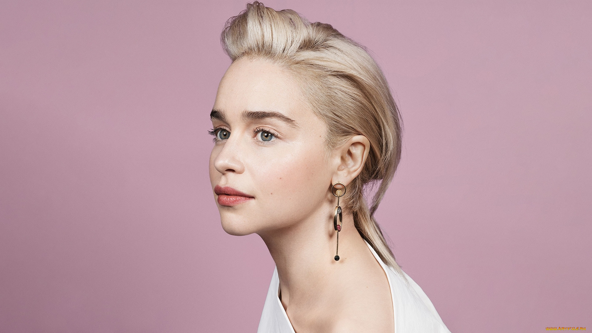 девушки, emilia, clarke, серьги