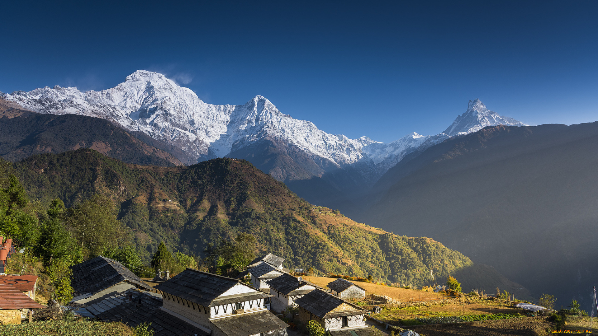 города, -, пейзажи, простор