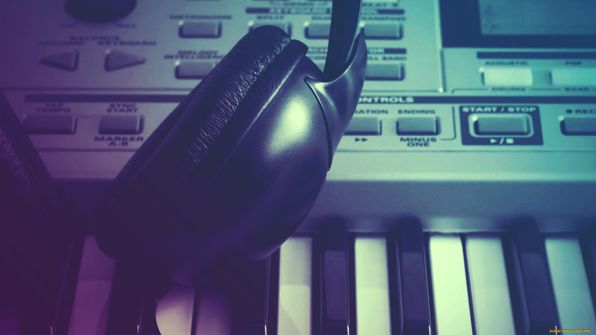 музыка, -другое, наушники, клавиши