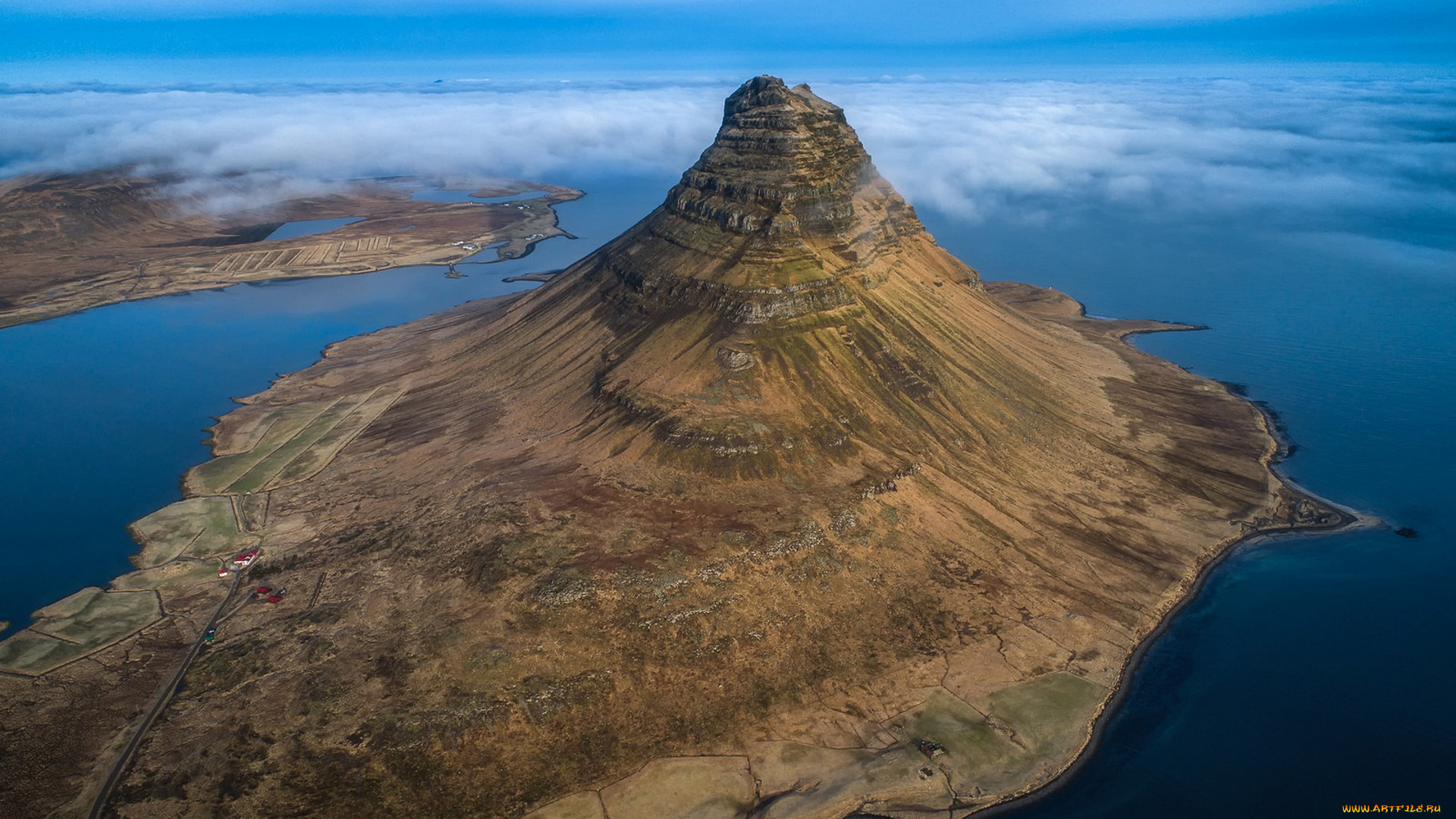 природа, побережье, простор