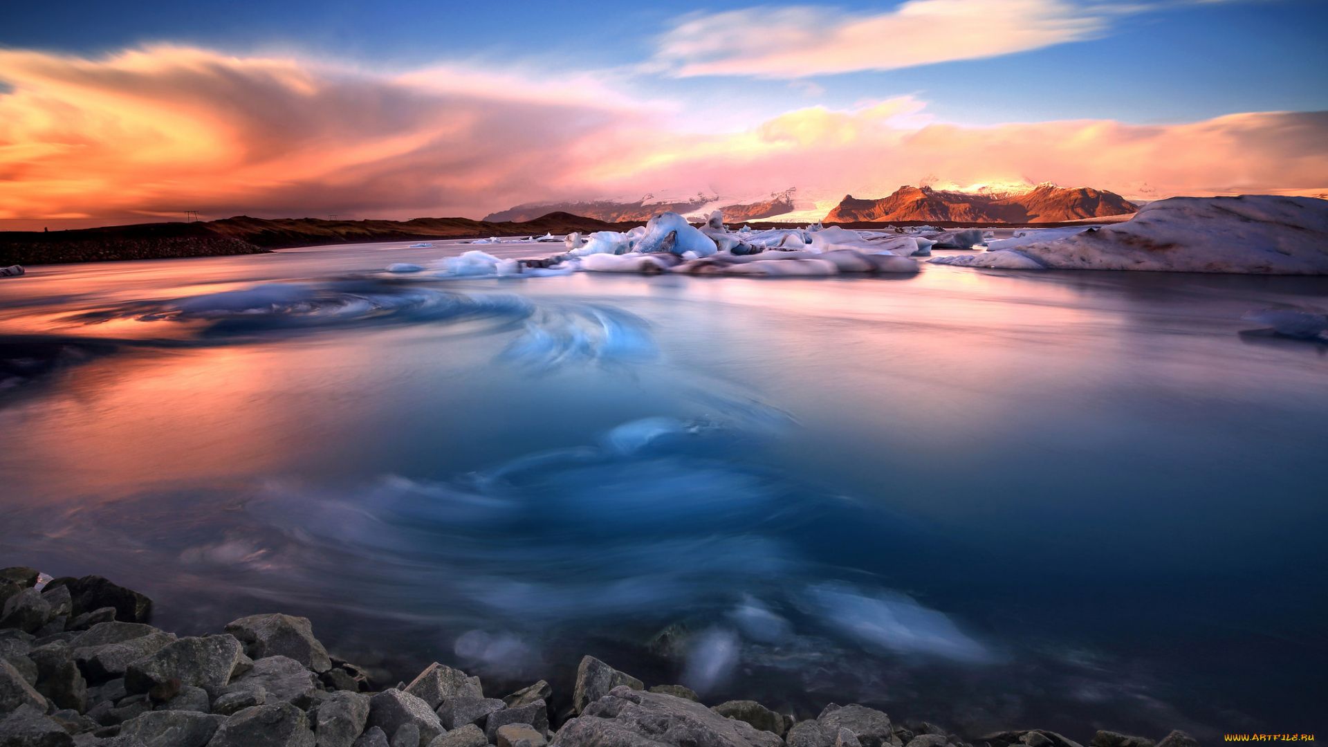 природа, побережье, простор