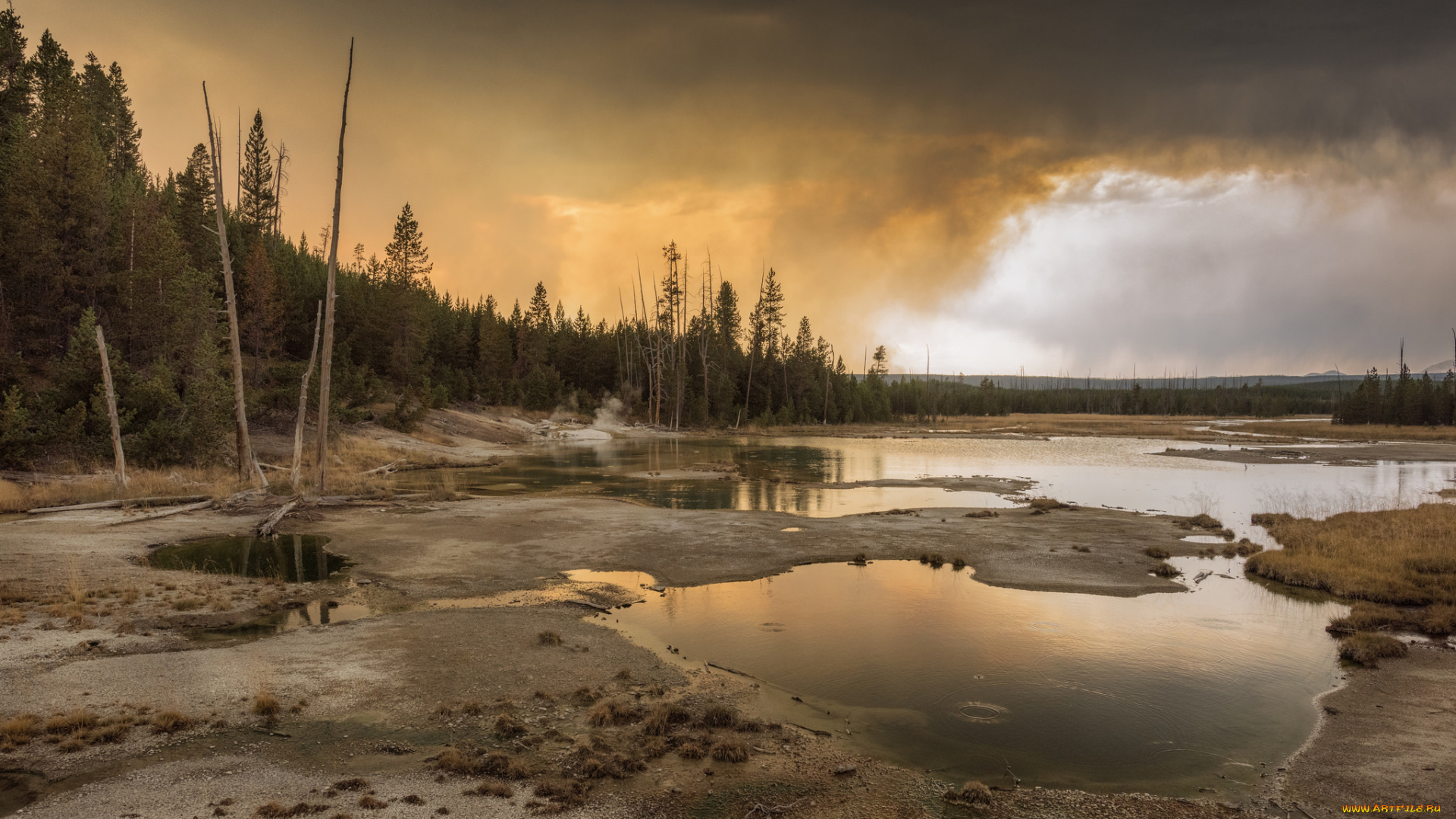 природа, реки, озера, простор