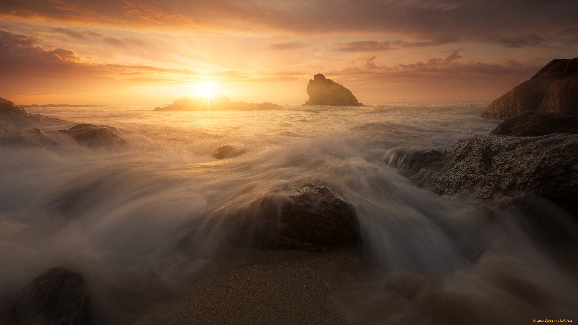 природа, восходы, закаты, простор