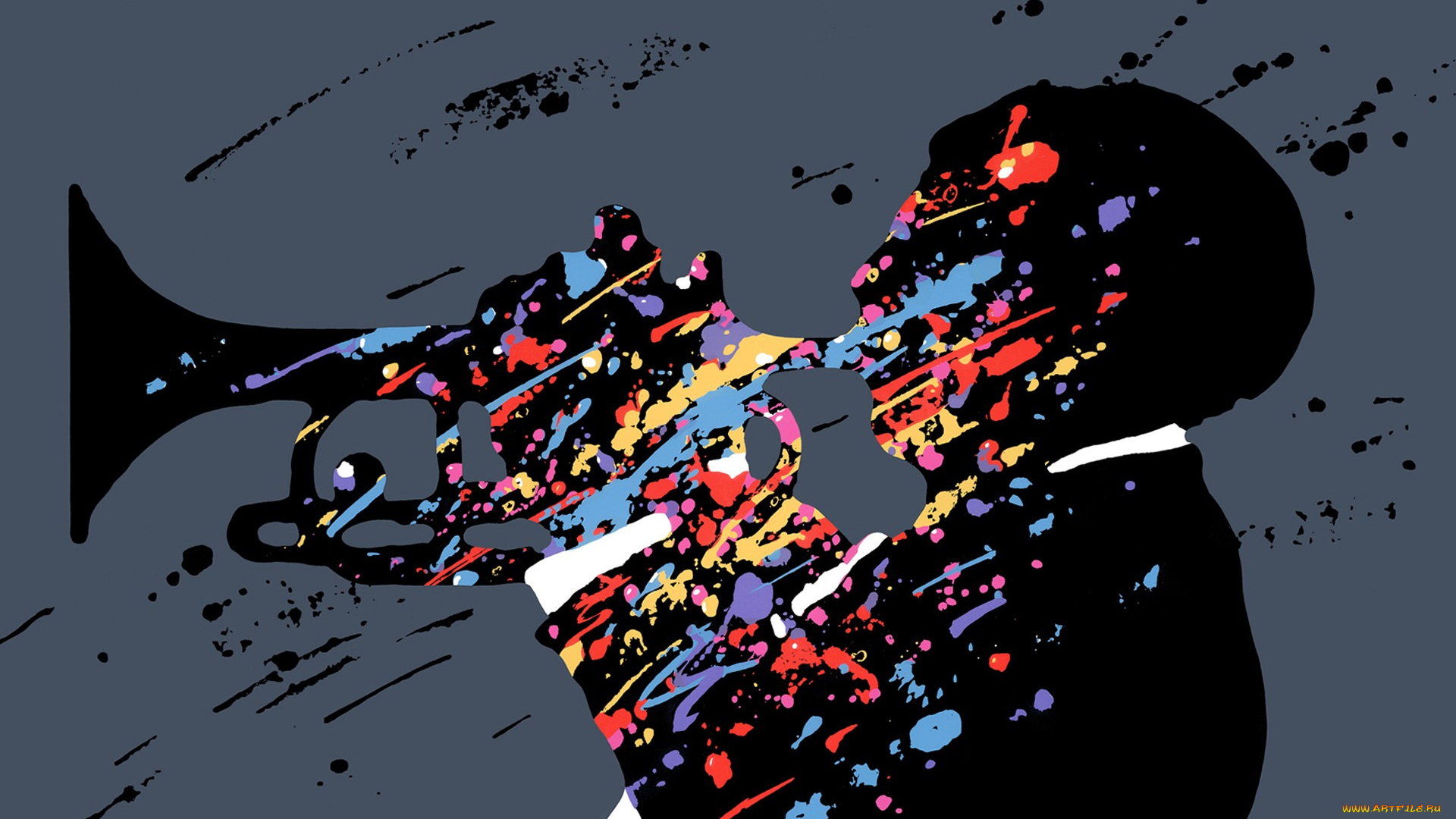 векторная, графика, другое, , other, силуэт, труба