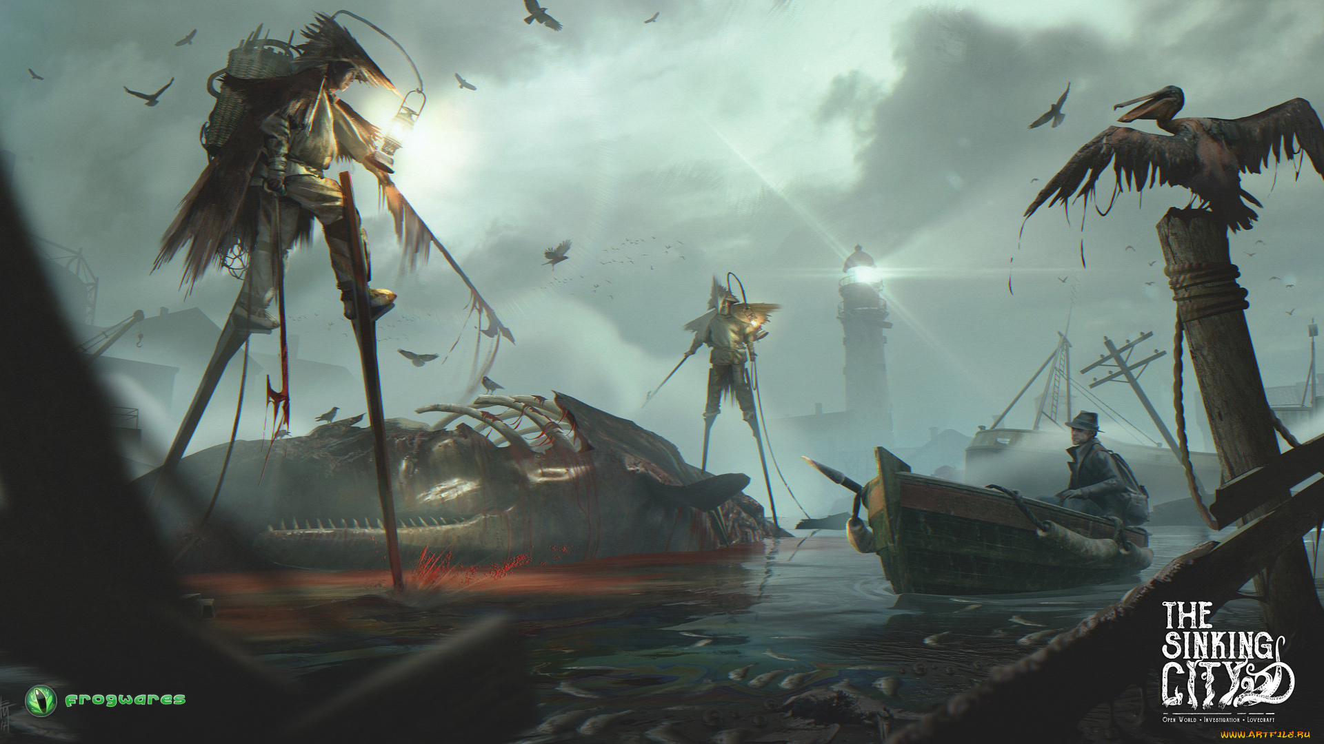 видео, игры, the, sinking, city, horror, адвенчура, the, sinking, city