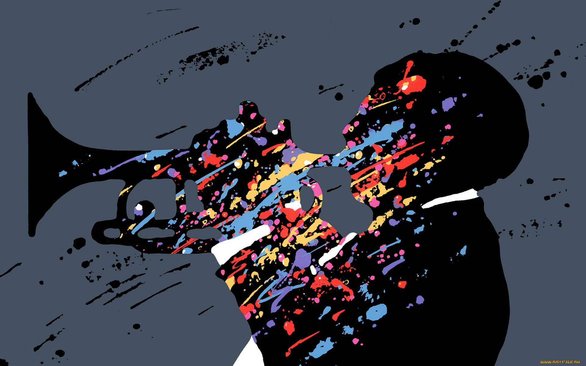 векторная, графика, другое, , other, силуэт, труба